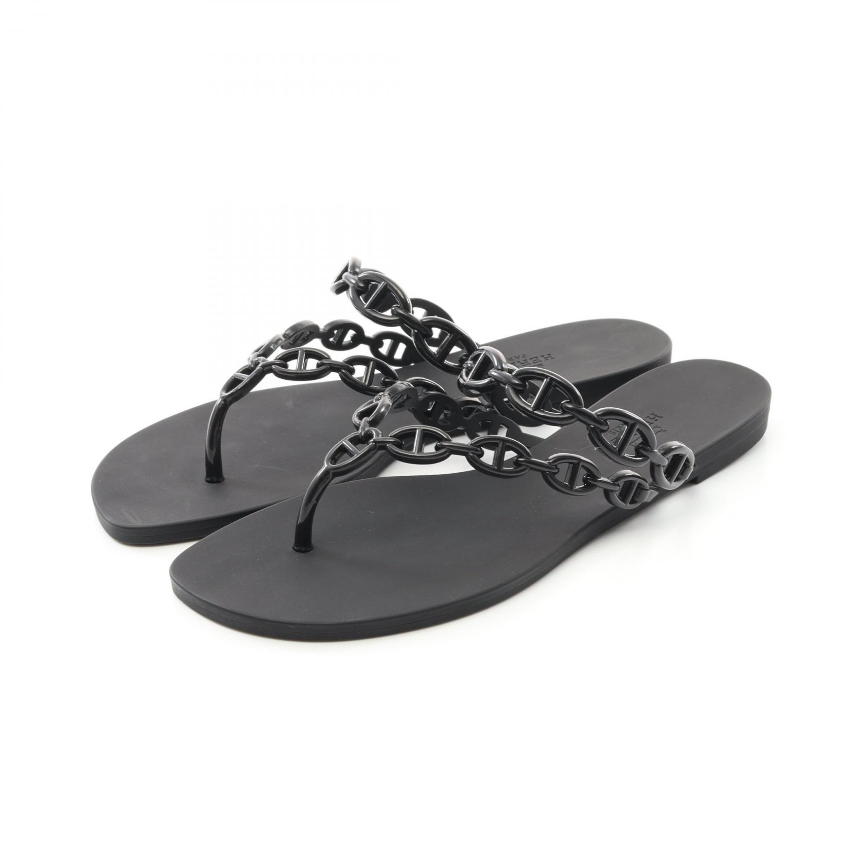 HERMES Island Chaine d'Ancre Sandals #37 shoes H241051Z02340