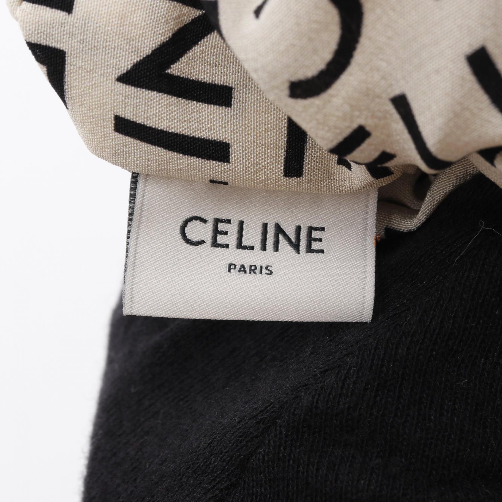 Celine Black and White Label Celine Black Cotton Cropped Vest Size XS main image 2