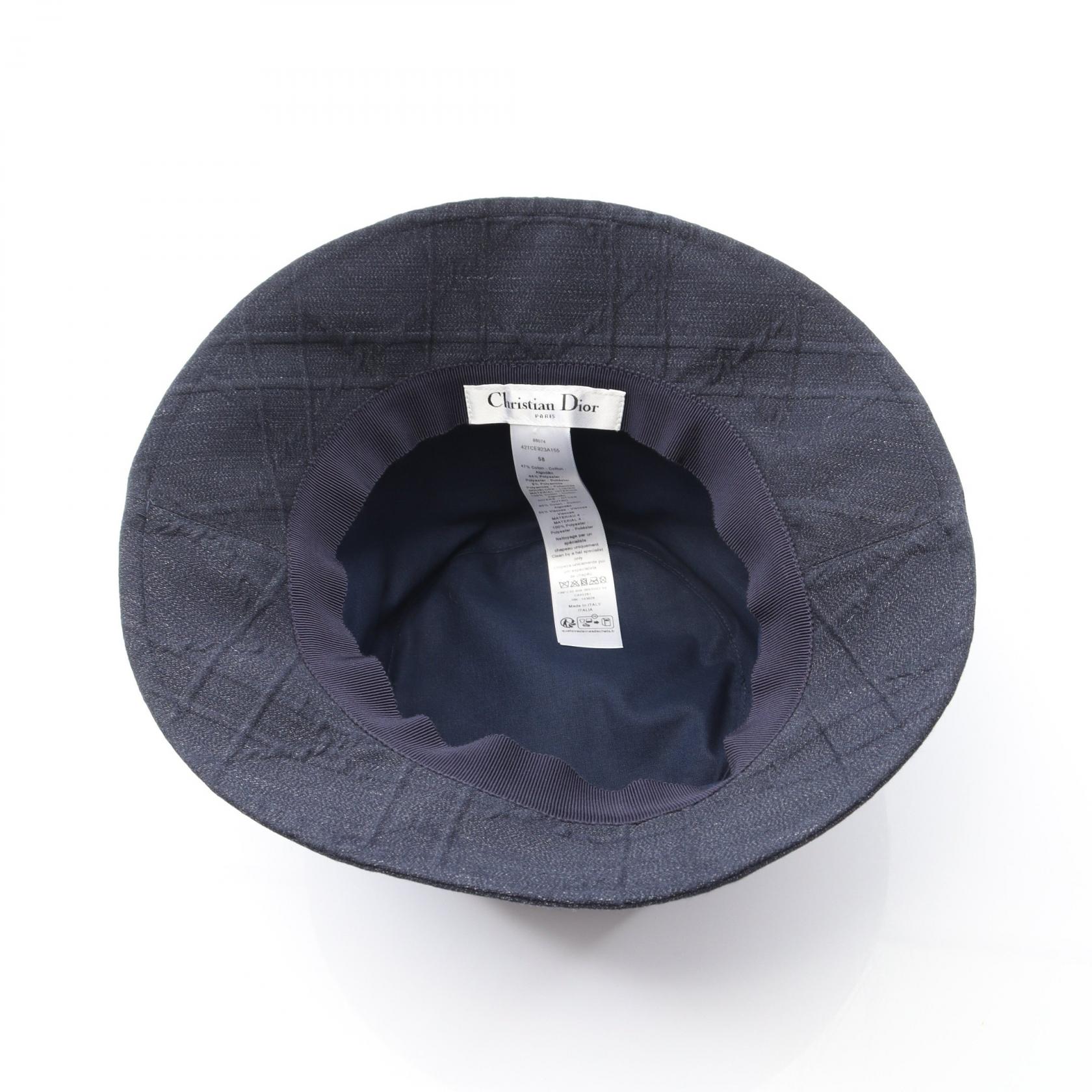 Christian Dior Teddy-D Bob Hat Christian Dior TEDDY-D Bob Hat Oblique Hat – LuxUness main image 4