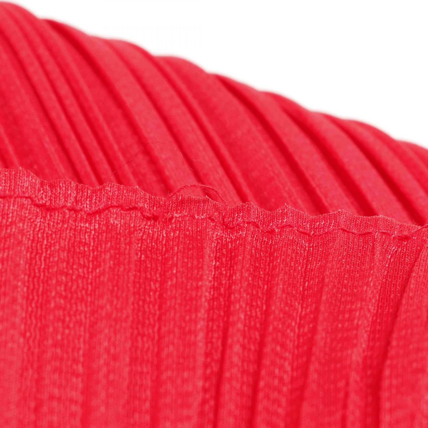 PLEATS PLEASE Pleated Cardigan PP04-J0607 polyester Red #3 Used