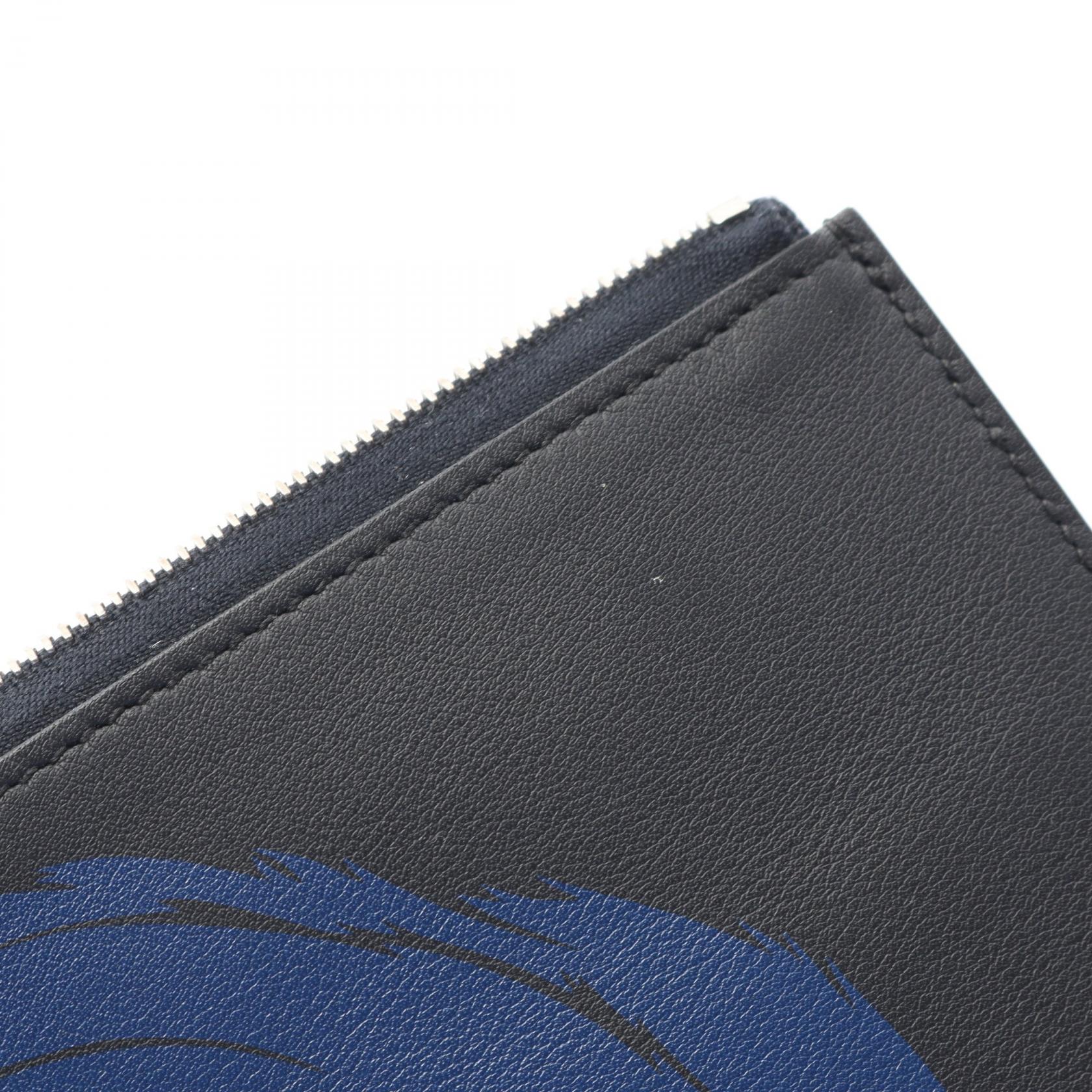 HERMES Remix Duo chimeres Dragon L-shaped zipper long wallet purse