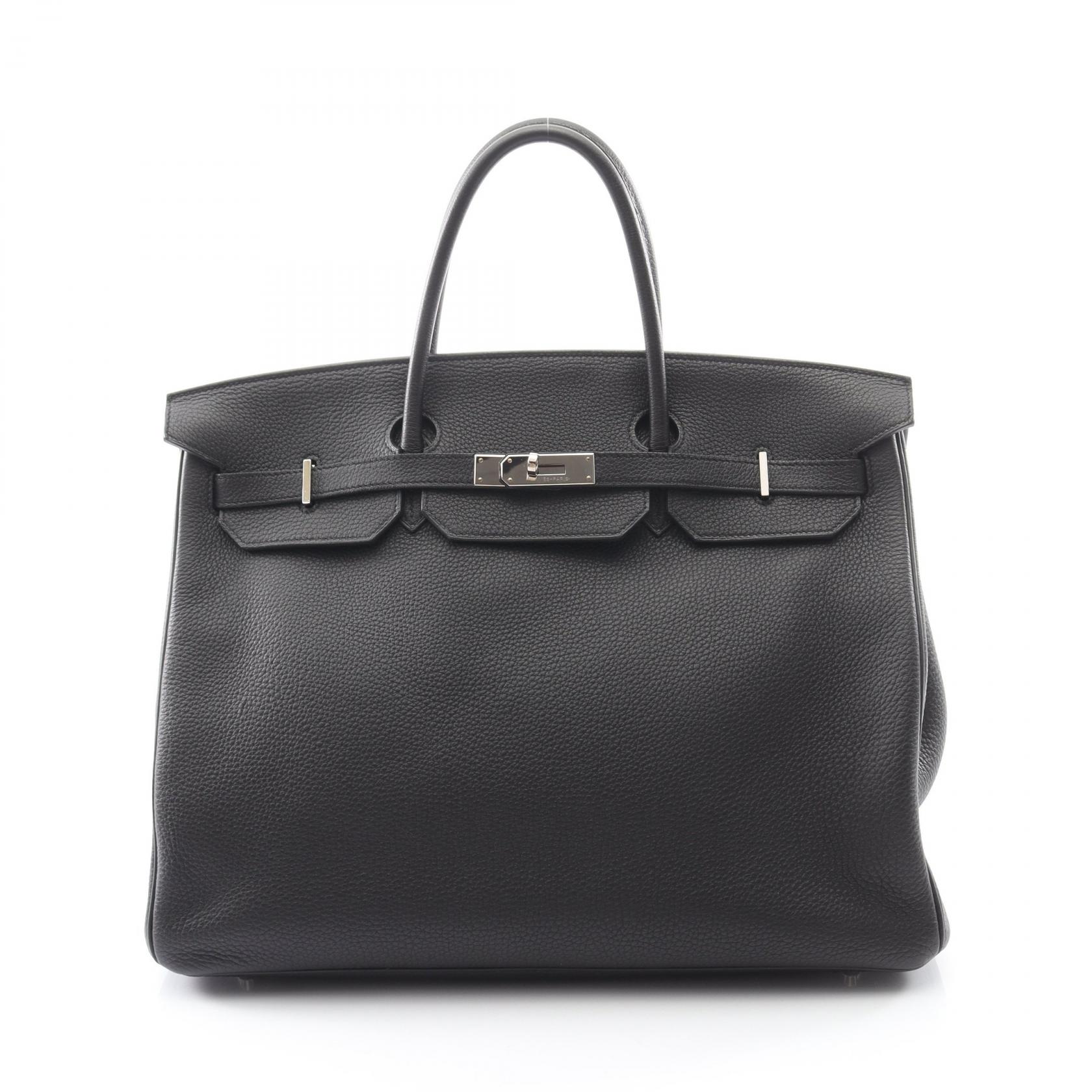 エルメス バーキン40 ブラック トゴ シルバー金具 C刻印（2018年製造）