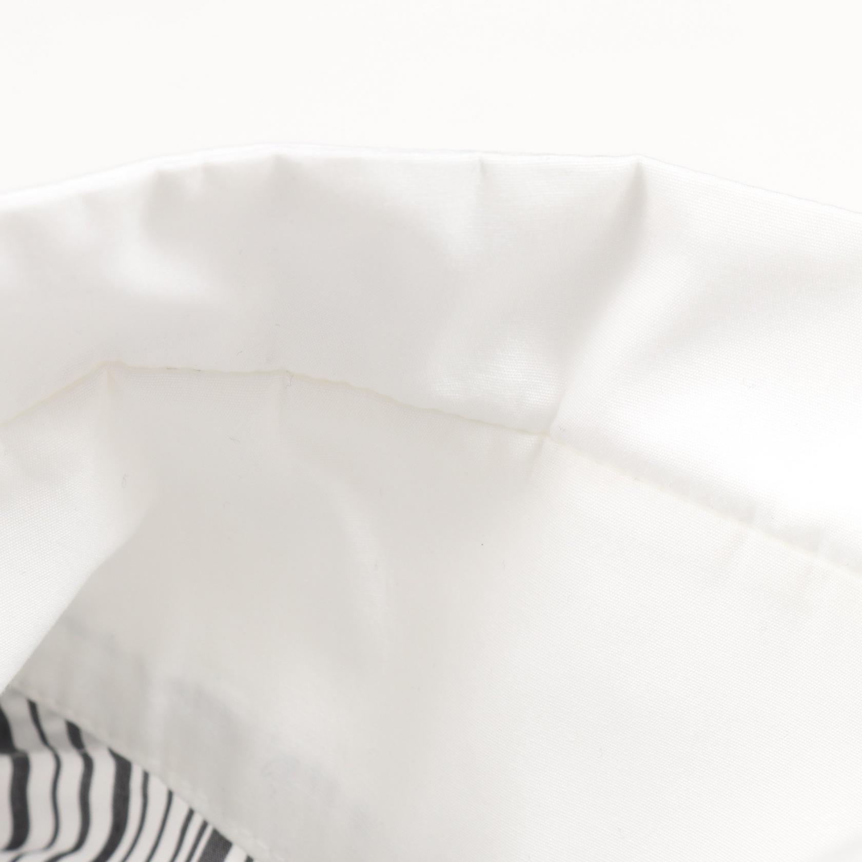 CHANEL Flower COCO Mark Striped Shirt blouse P73926V65463 cotton