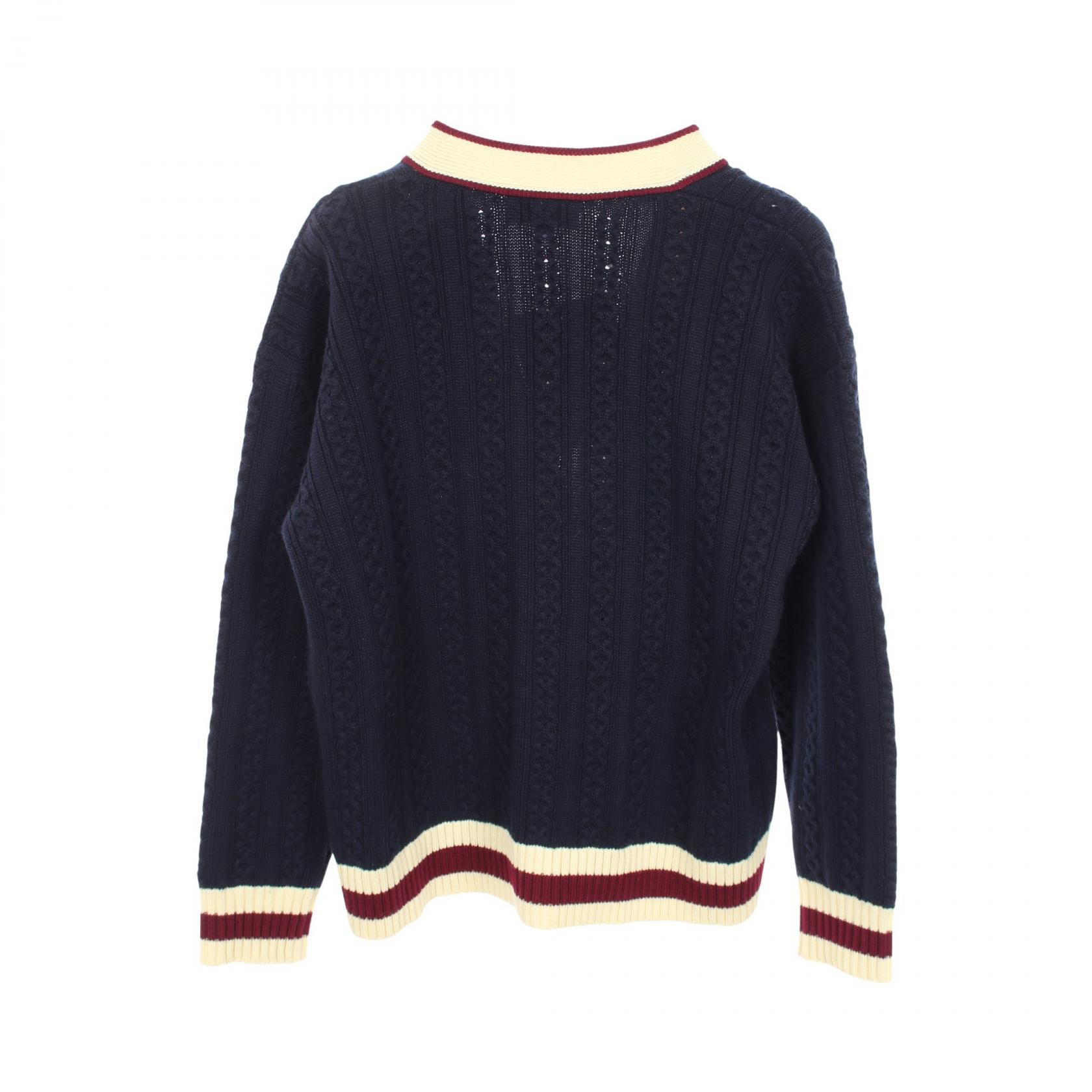 CHANEL lion button cardigan knitwear #36 P81052K11756 cashmere