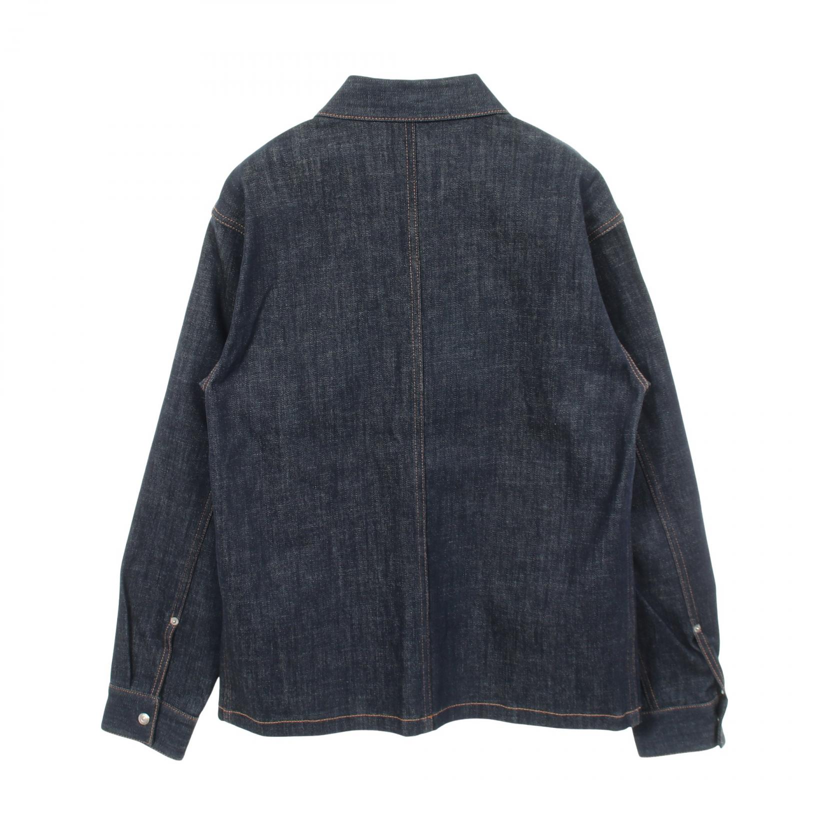 Christian Dior Oblique Denim shirt Jacket #44 blouson 033D490A226X