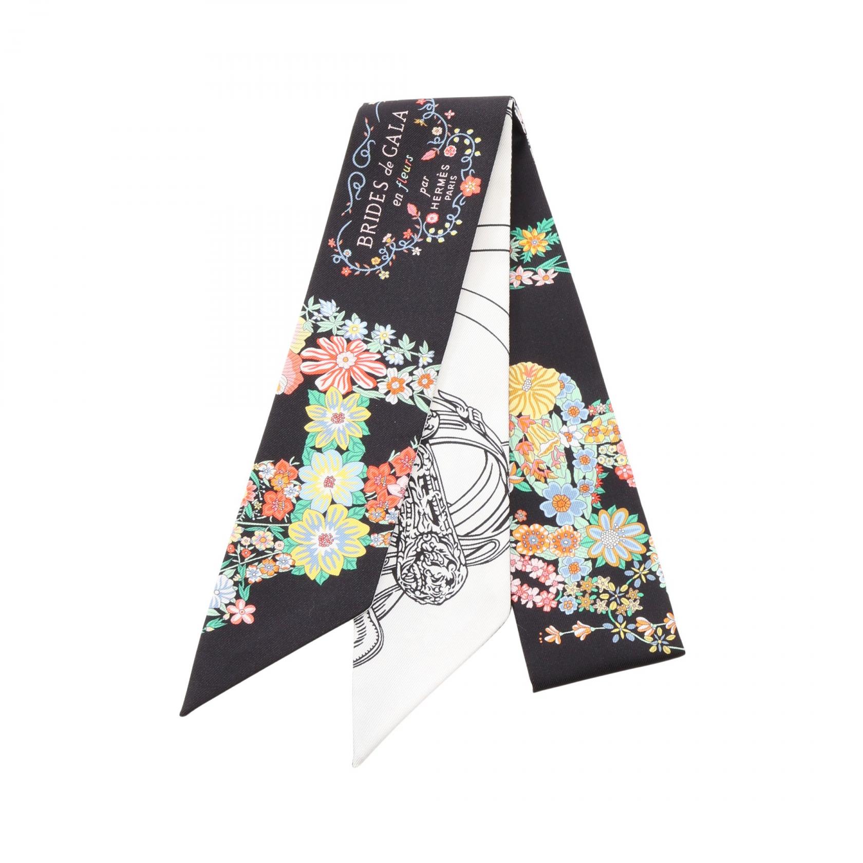 エルメス ツイリー ホワイト シルク