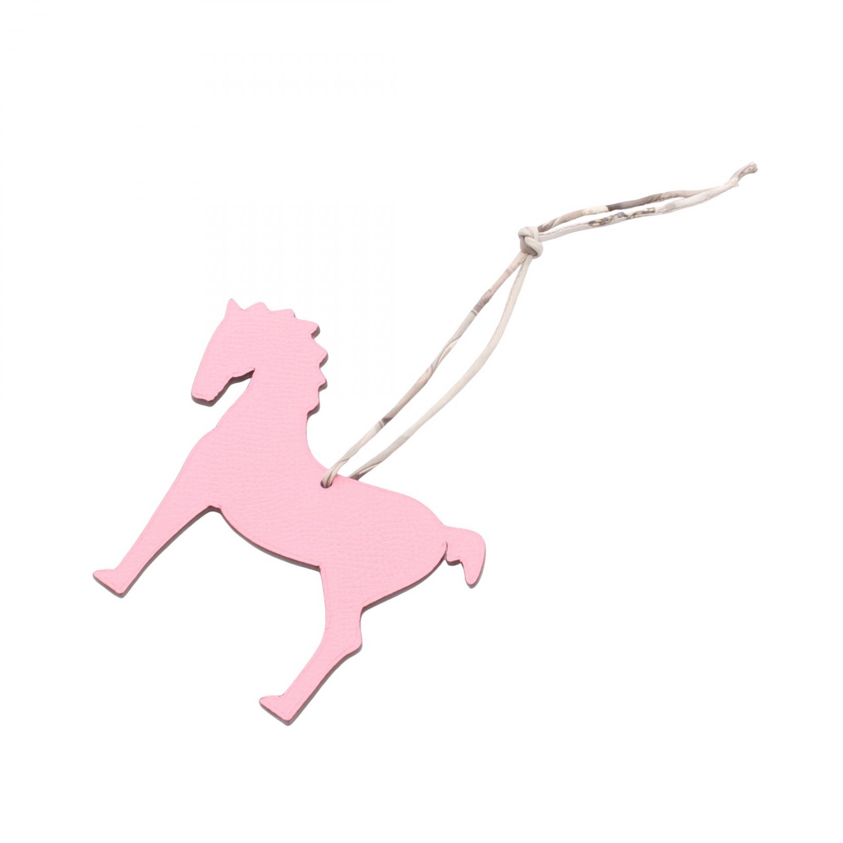 エルメス プティ・アッシュ シュバル ピンク ヴォーエプソン