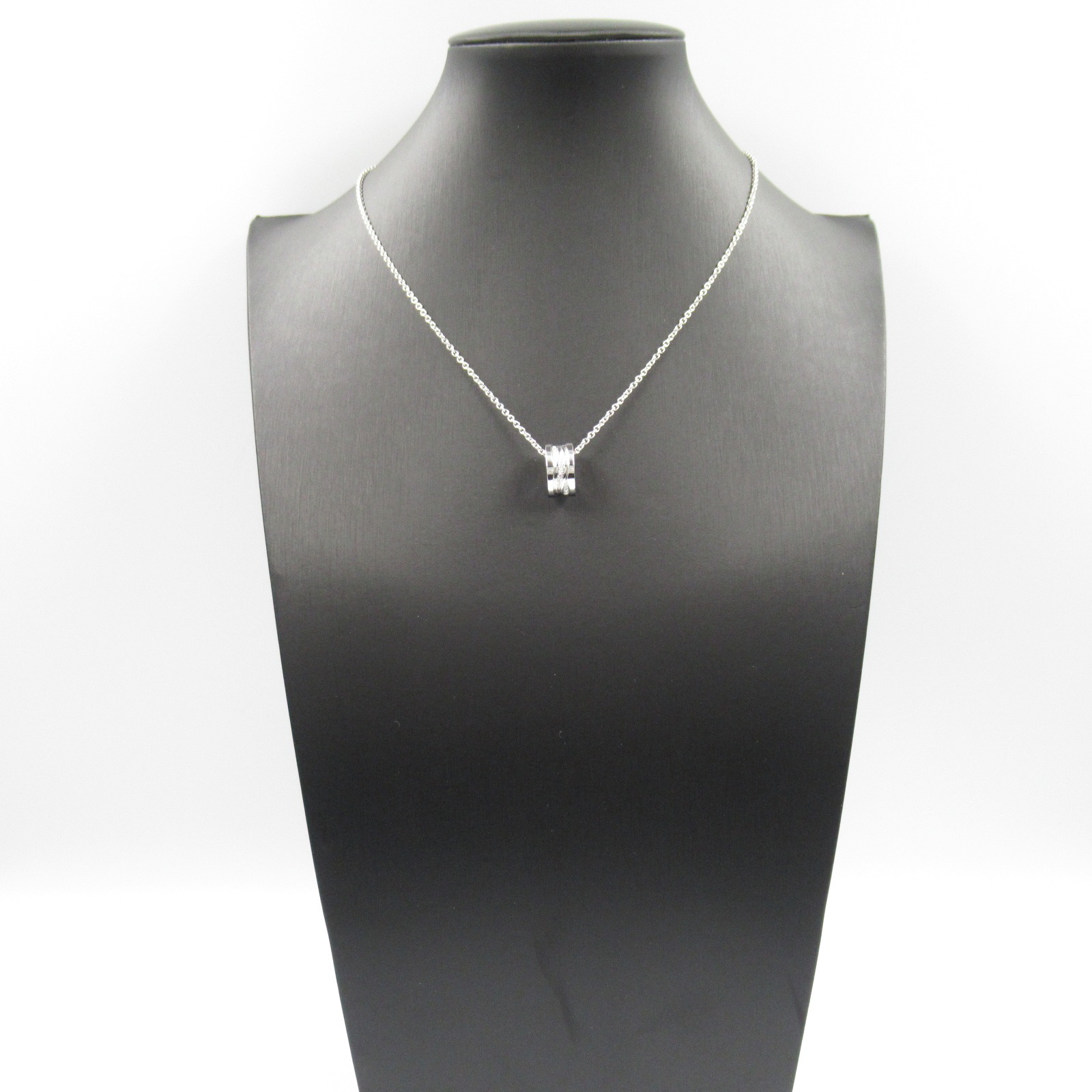 BVLGARI B-zero 1 Legend Diamond Necklace 18KWG White Gold