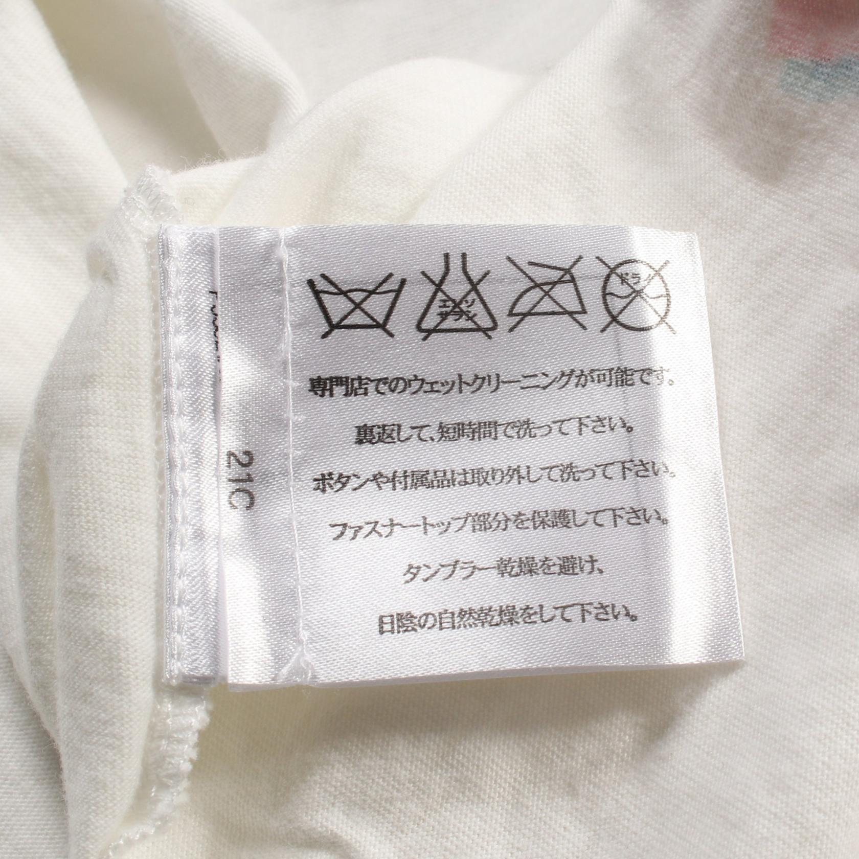 シャネル CHANEL ココマーク Tシャツ クルーネック コットン ホワイト ピンク マルチカラー P55821K07323 レディース 中古 CHANEL シャネル 半袖Tシャツ ココキューバ ココマーク ピンク