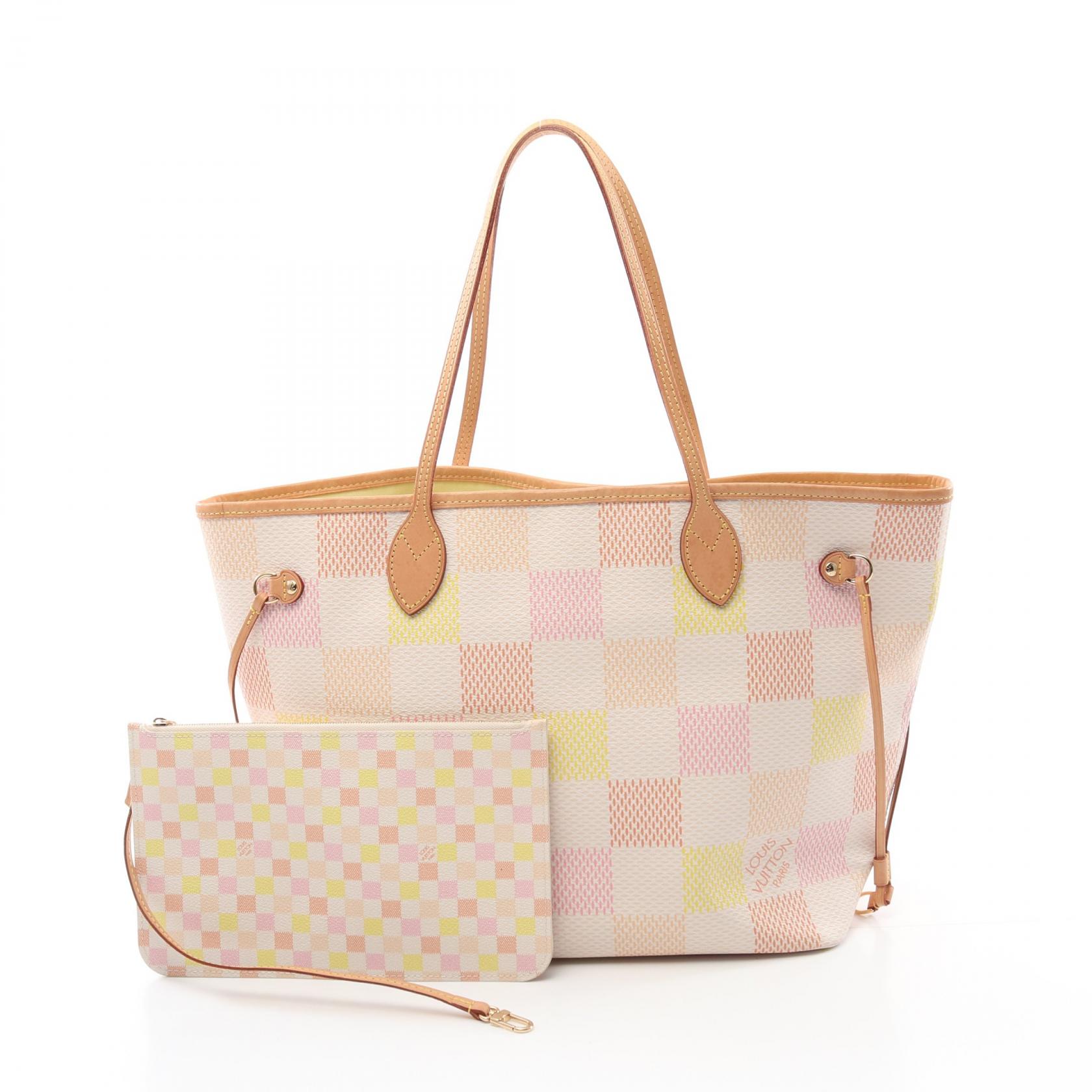 Vuitton Neverfull Mm Louis Vuitton Pink And White LOUIS VUITTON