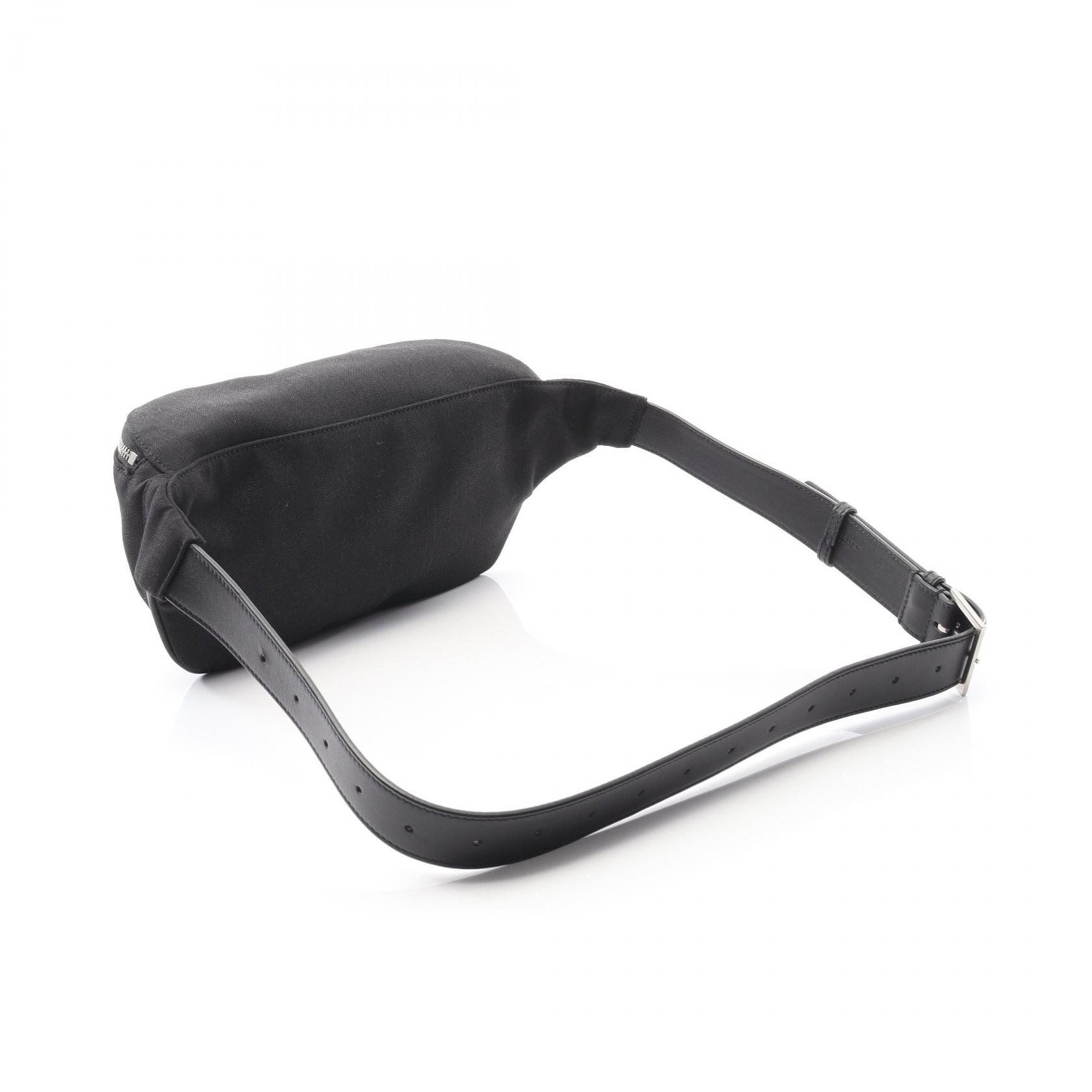 SAINT LAURENT PARIS YSL logo Waist bum bag PLB590076 canvas