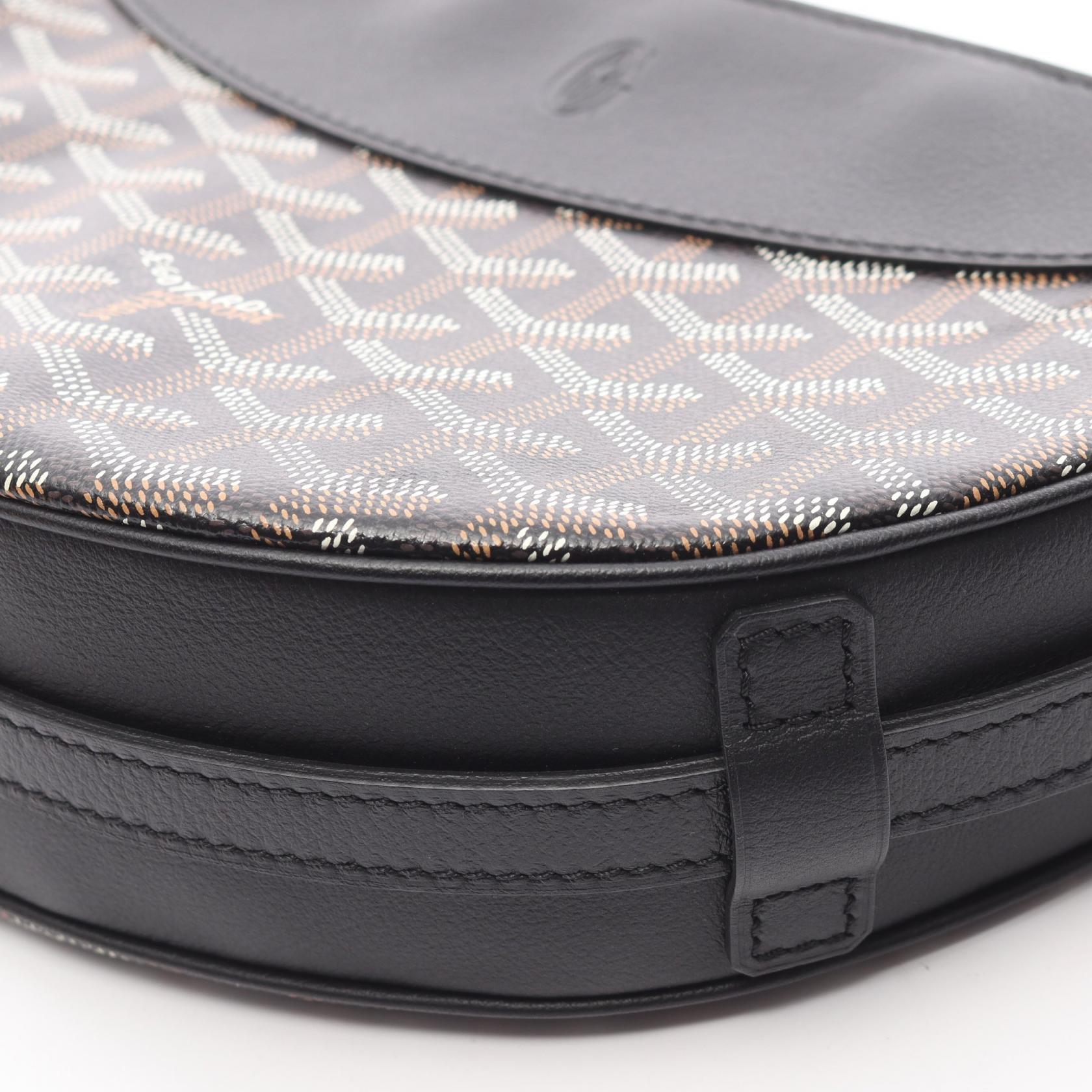 GOYARD　ショルダーバッグ　黒 GOYARD Hirondelle Shoulder Bag HIRONDPMLTY01CL01P canvas leather