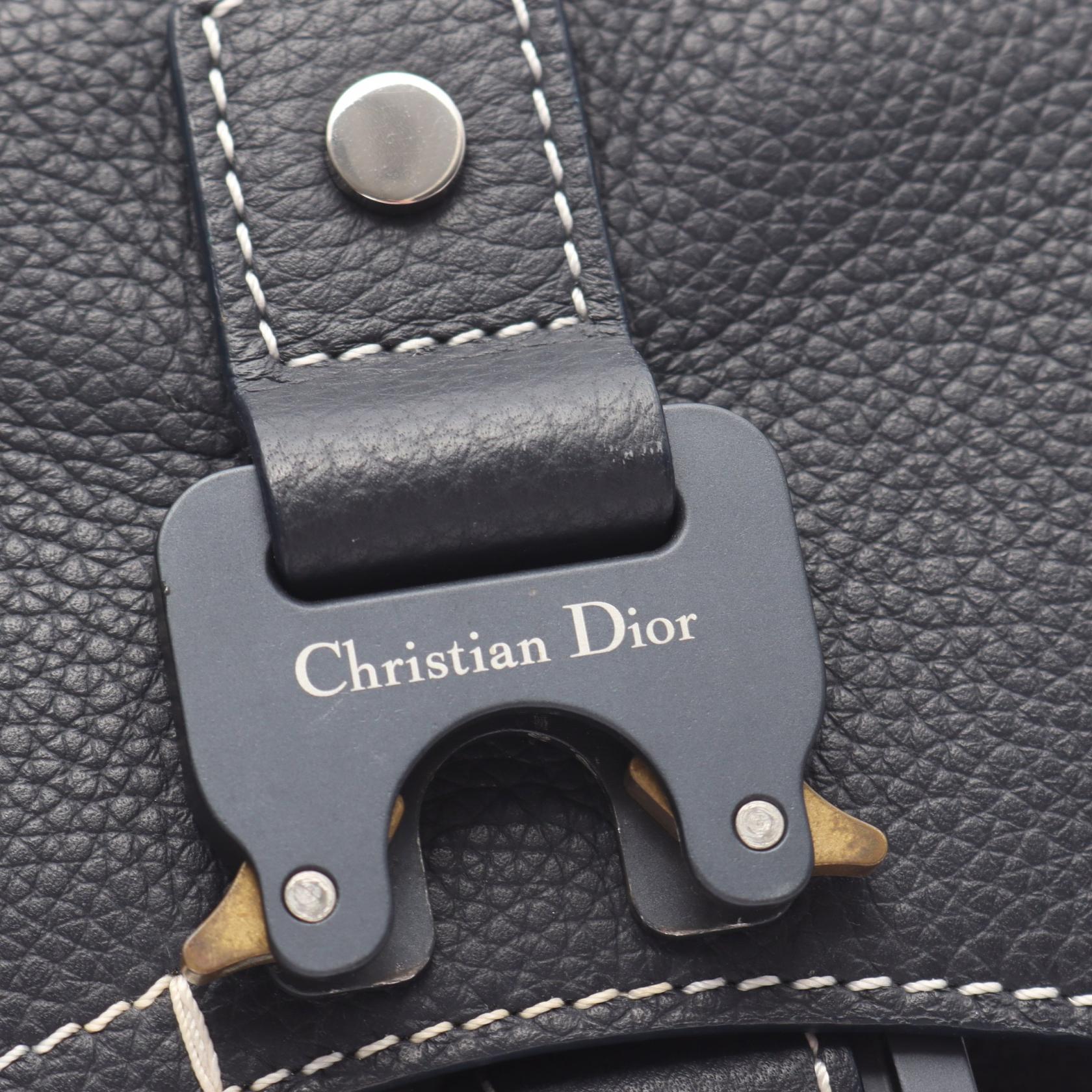 Christian Dior Gallop Rucksack Backpack saddle 23-BO-1128 leather
