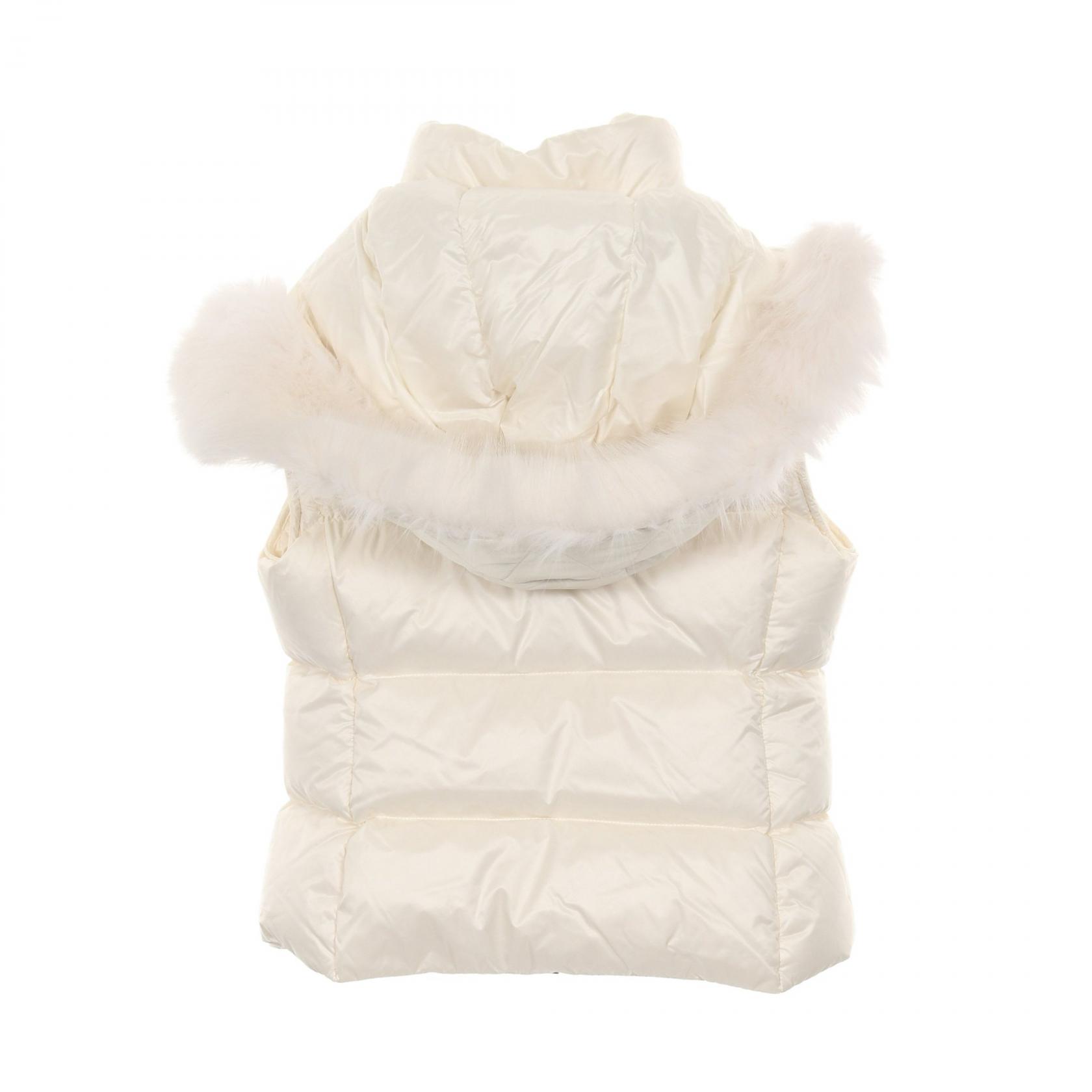 MONCLER GALLINULE Down vest #0 I20931A00163 595ZZ Nylon White Used