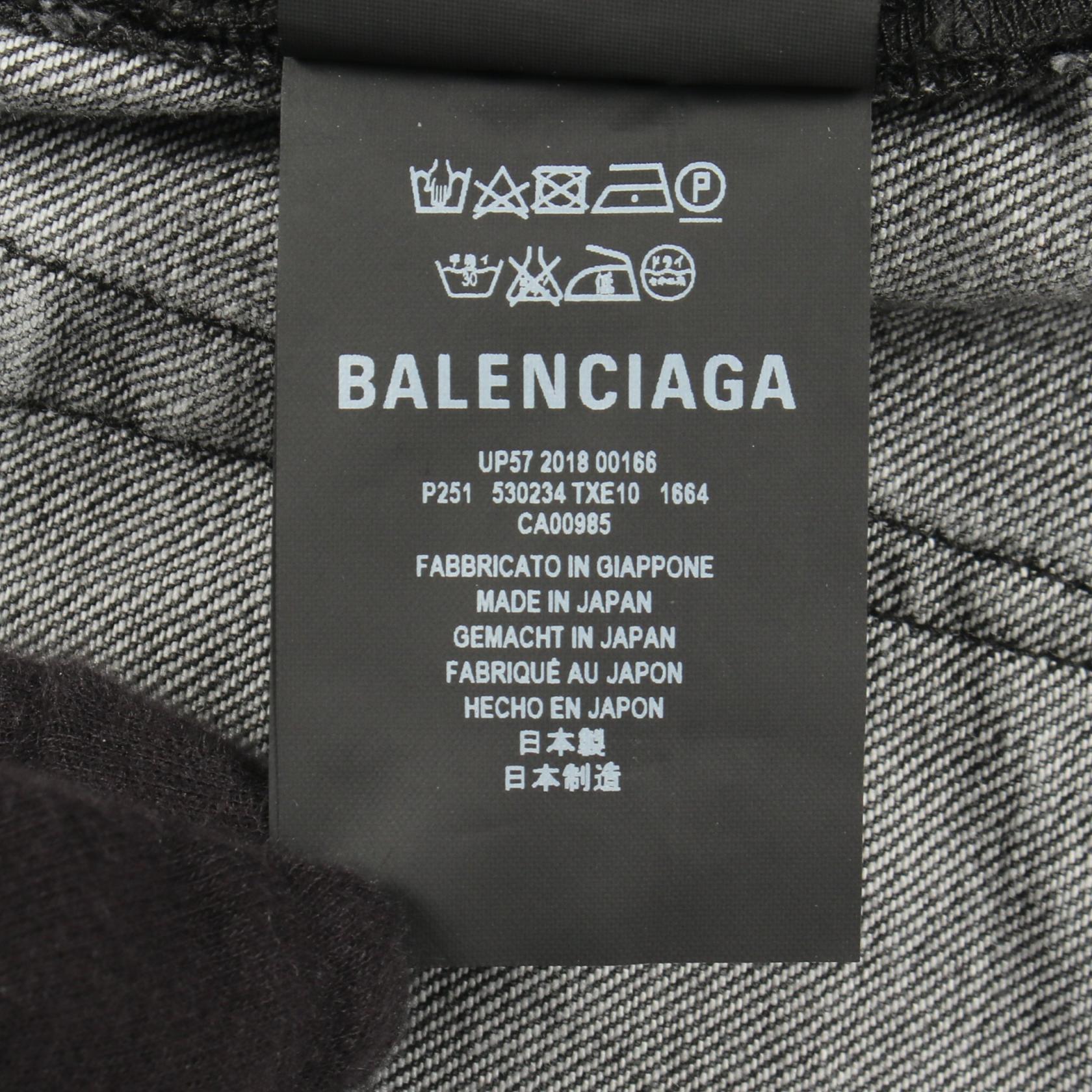 バレンシアガ BALENCIAGA Denim pants Jeans cotton Gray #26 Used Women | eBay