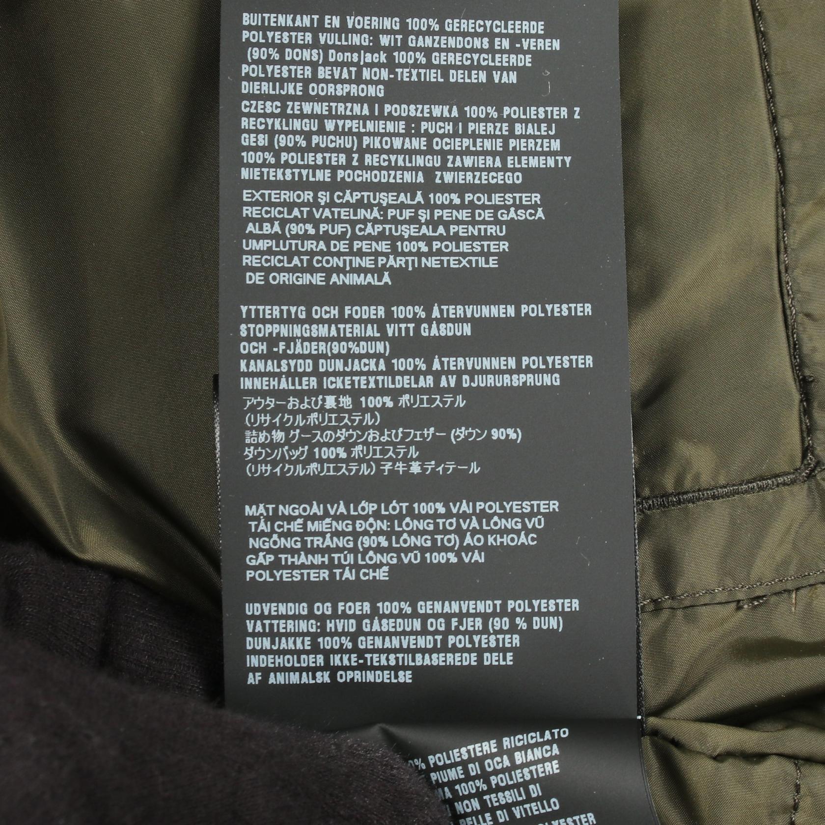 PRADA Down jacket SGY091 polyester Khaki #46 Used mens | eBay