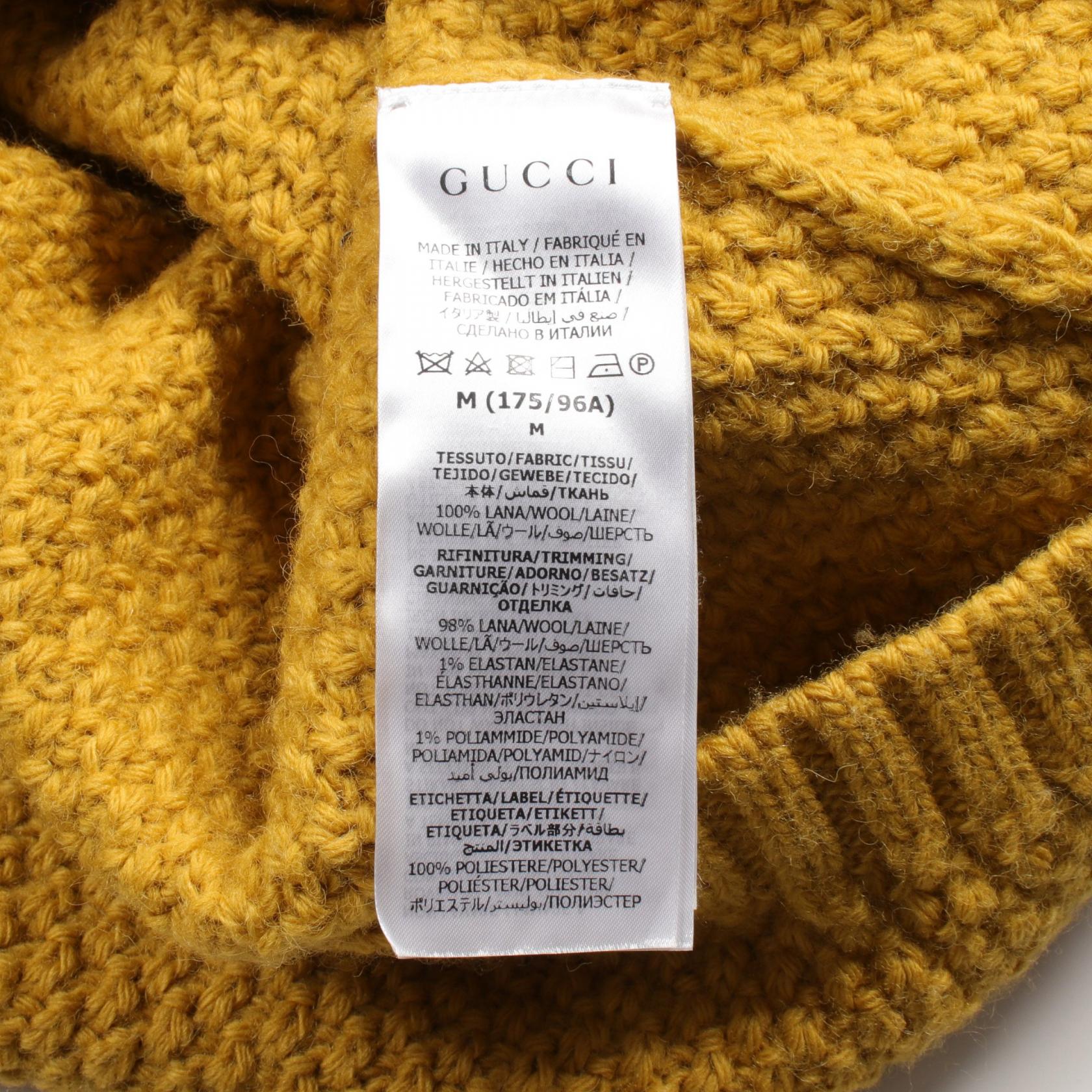 GUCCI - 本物 美品 グッチ フラワー刺繍 ボーダー ニット