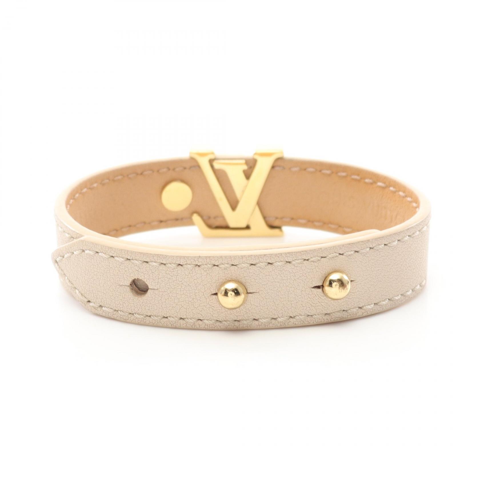 Louis Vuitton ベージュレザーバングル 楽天市場】ルイヴィトン（カラーベージュ）（バングル