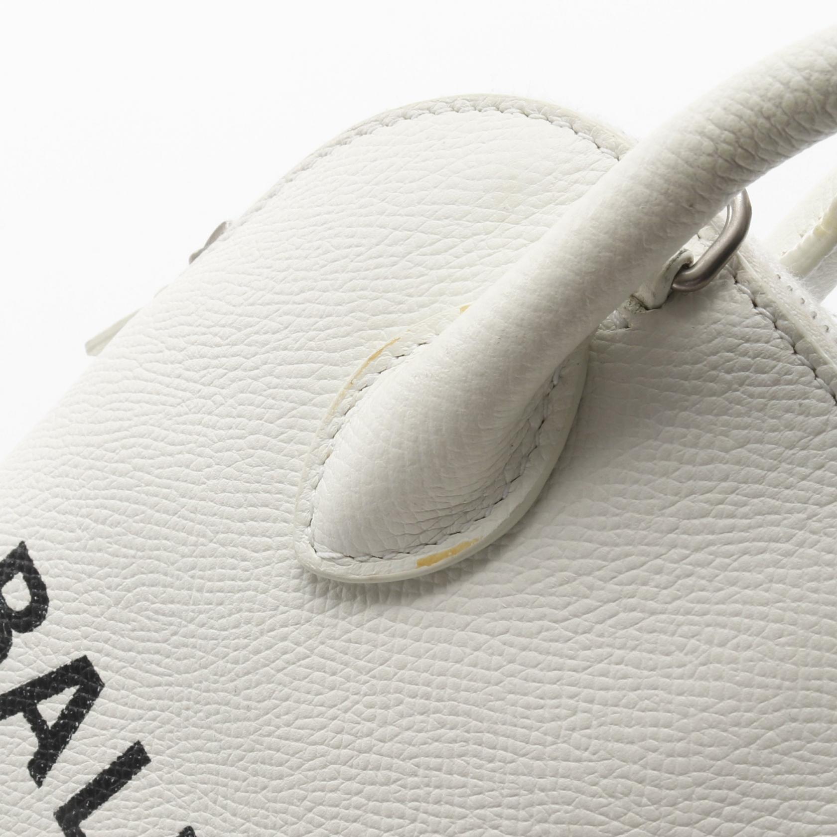 BALENCIAGA ville xxs top handle shoulder bag 550646 leather White