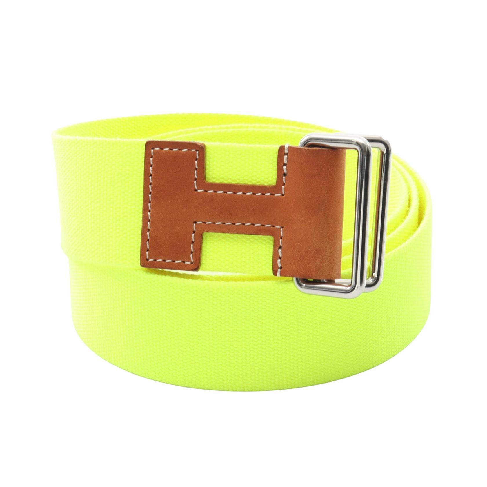 Hermes canvas belt like new Hermès Canvas Nomade Belt - Black Belts, Accessories  main image 4