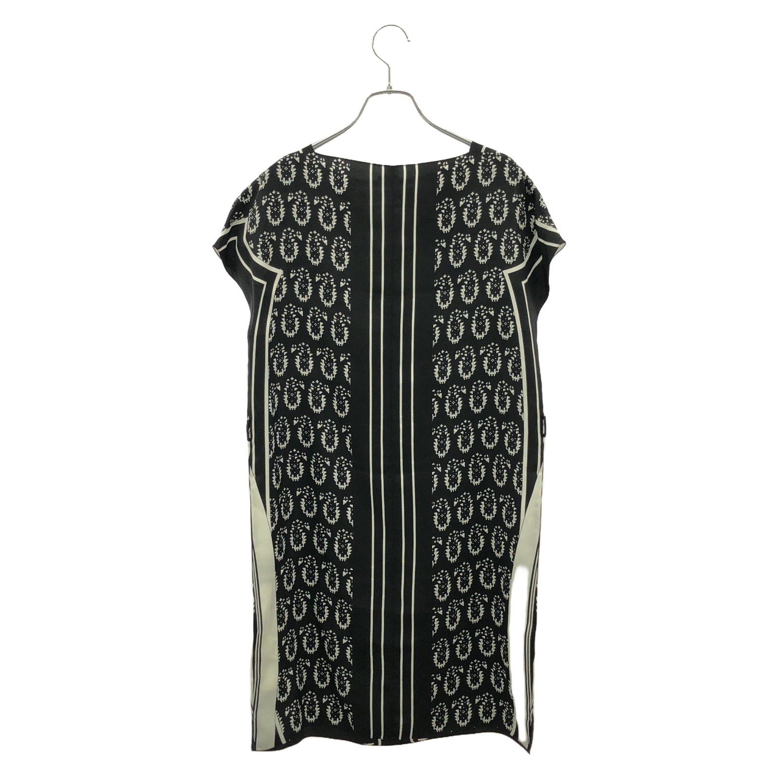 HERMES Dress silk Black Used Women size 34 | eBay