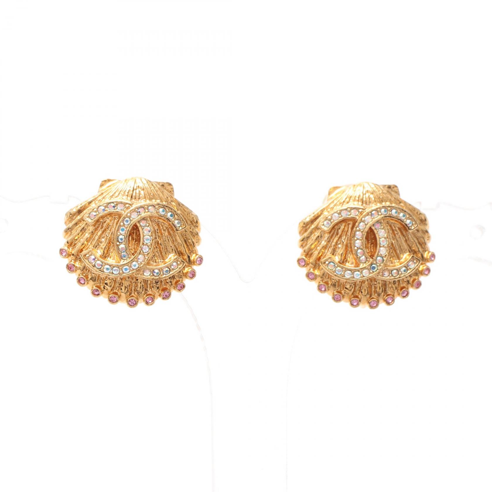 CHANEL 国内買付 Coco Clash Col. earrings in gold & diamonds. Coco Crush Earrings BEIGE GOLD & Diamond - J12573 | CHANEL