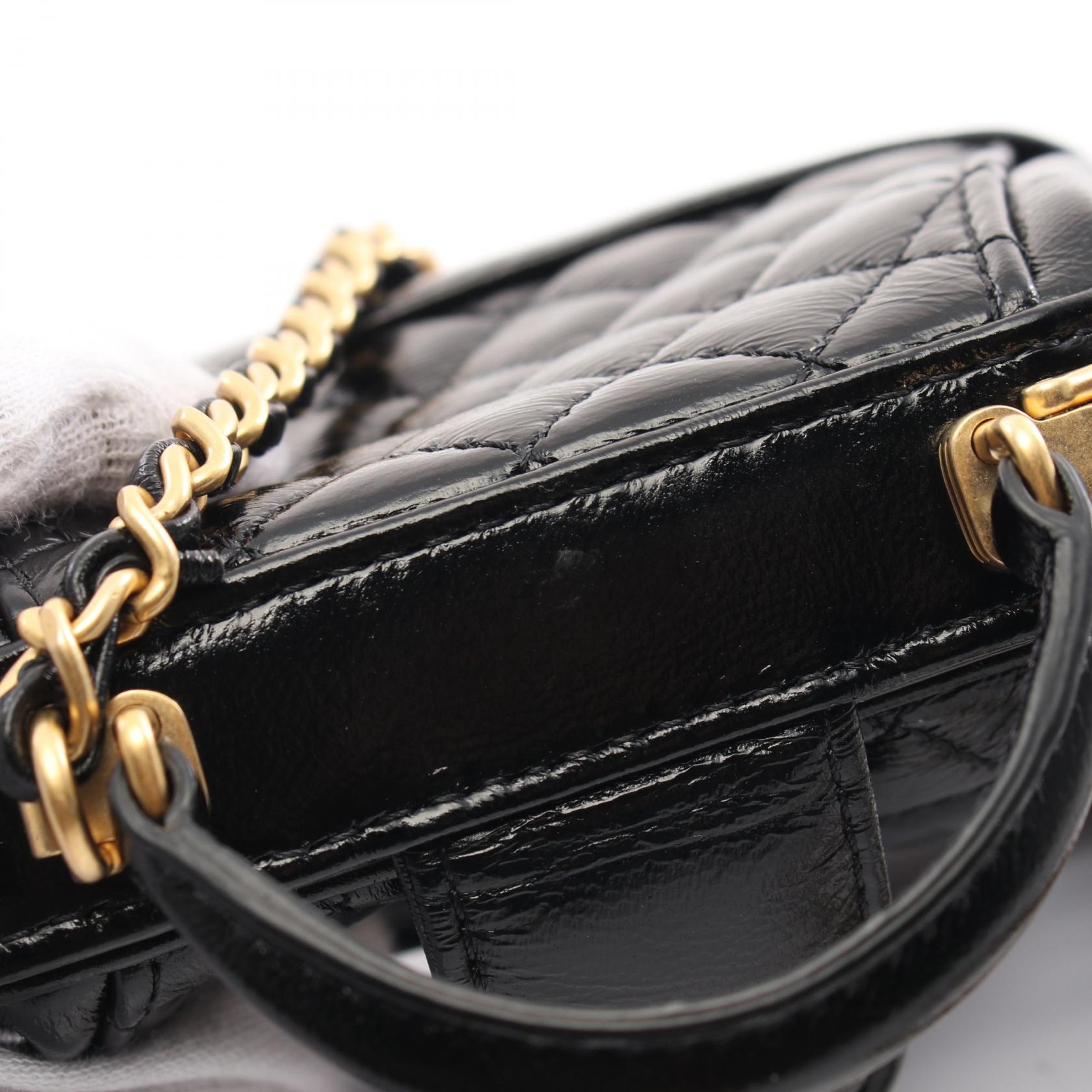 【★上品で長く使える★】CHANEL バッグ CHANEL Pre-Owned 1986-1988 Small CC Quilted Lambskin
