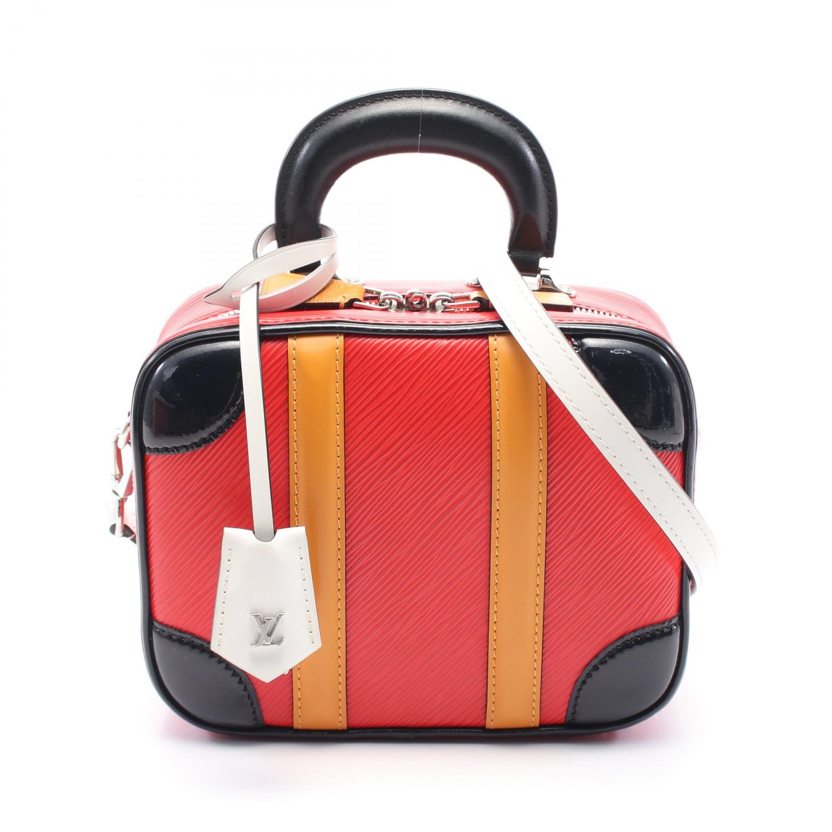 Louis Vuitton Vernis 赤 シガレットケース 保存袋付き STK5209】LOUIS VUITTON ルイヴィトン シガレットケース