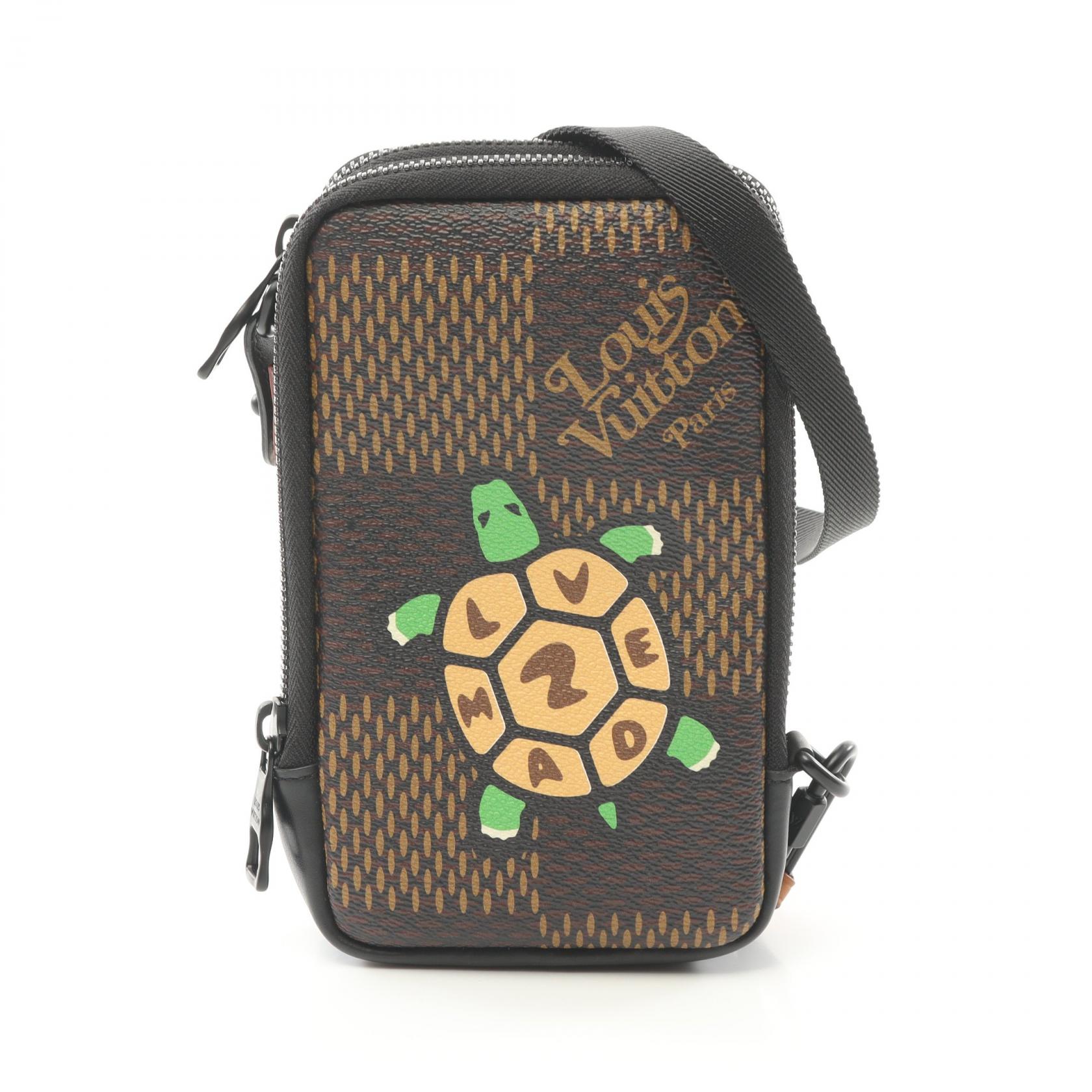 ルイ・ヴィトン LV×NIGO ダブルフォンポーチ N40377 ダミエ