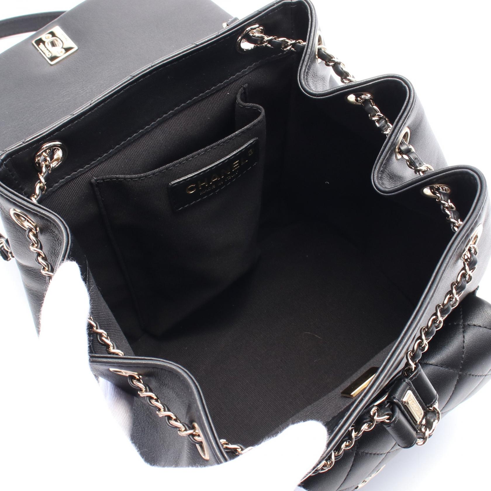 CHANEL Matelasse Rucksack Backpack AS3618 Lamb sheep leather