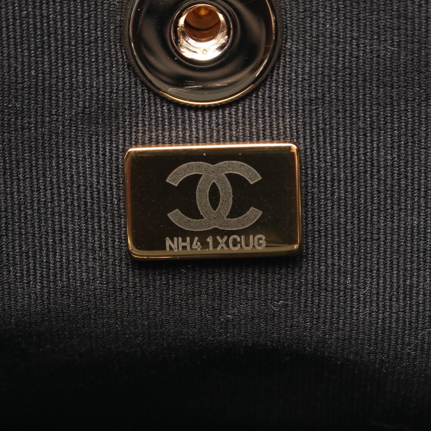 CHANEL Matelasse Rucksack Backpack AS3618 Lamb sheep leather Black