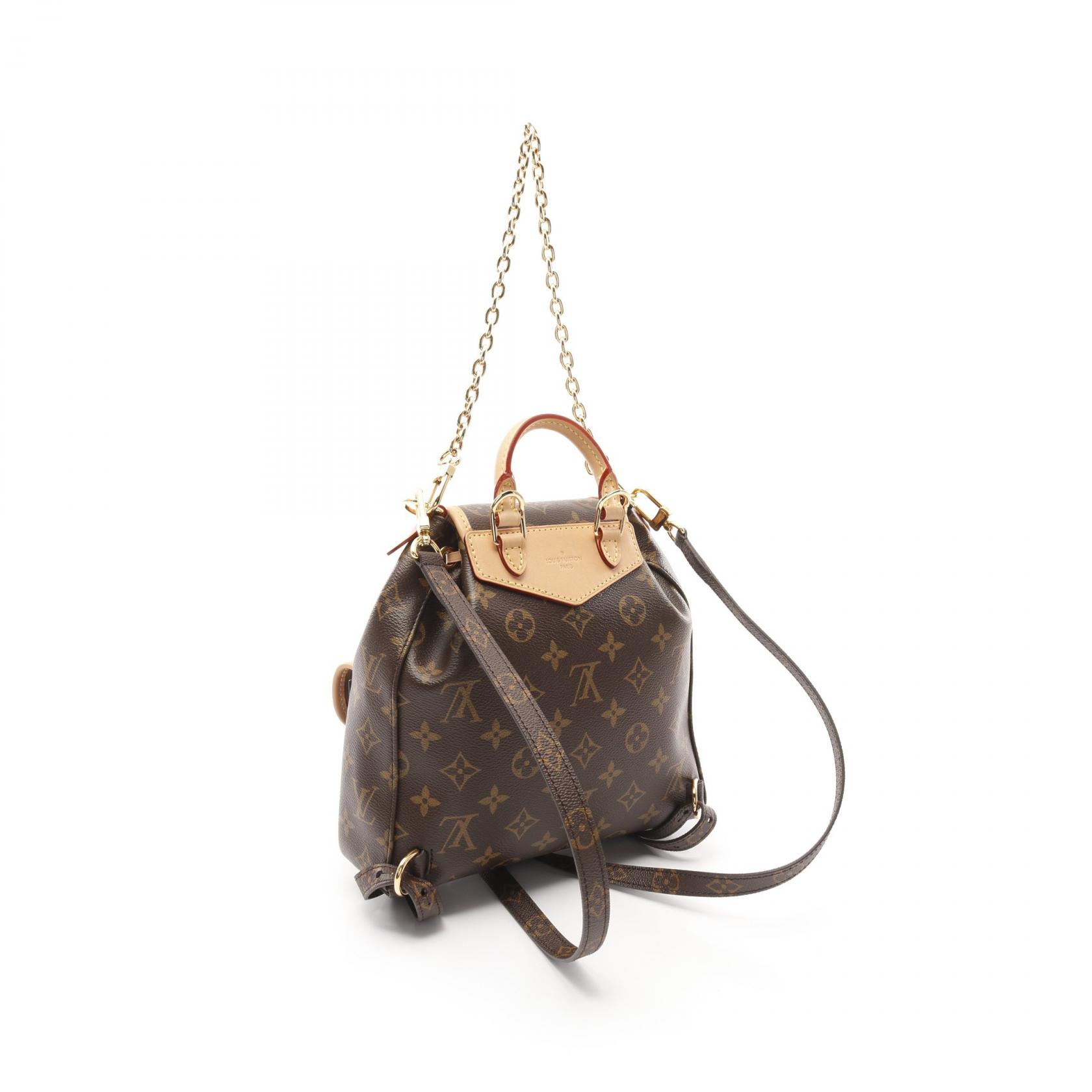 LOUIS VUITTON Excursion PM Rucksack Backpack chain shoulder