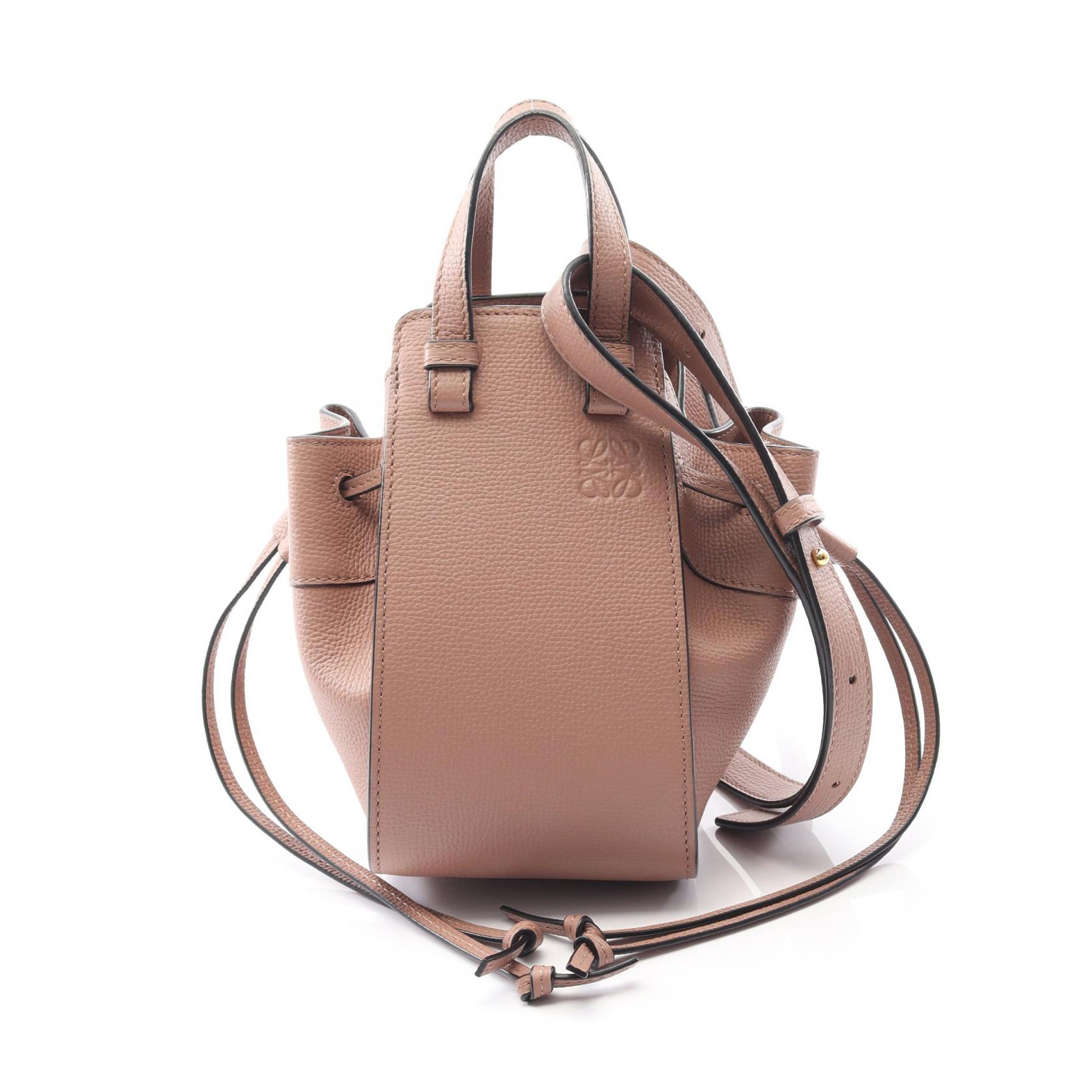 LOEWE Mini hammock Drawstring shoulder Handbag A538V07X10 leather