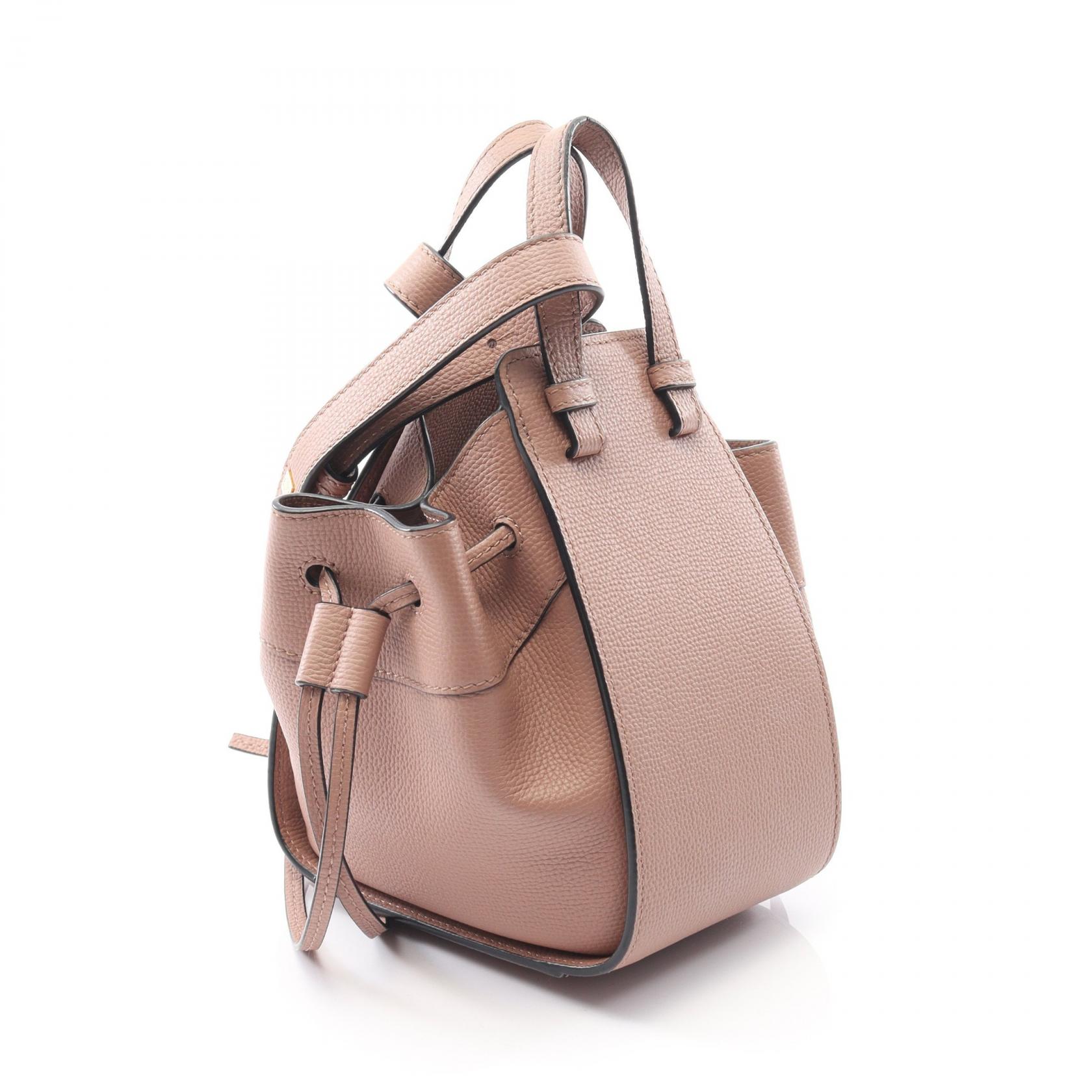 LOEWE Mini hammock Drawstring shoulder Handbag A538V07X10 leather 