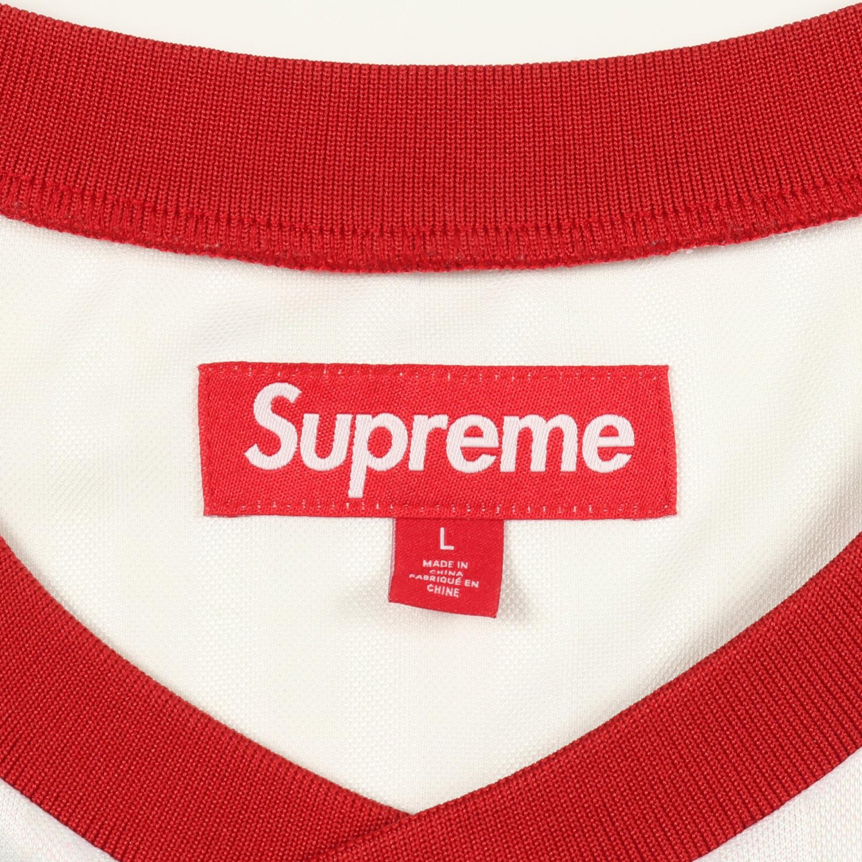 SUPREME DAMIEN HIRST SOCCER JERSEY T-shirt tops polyester White