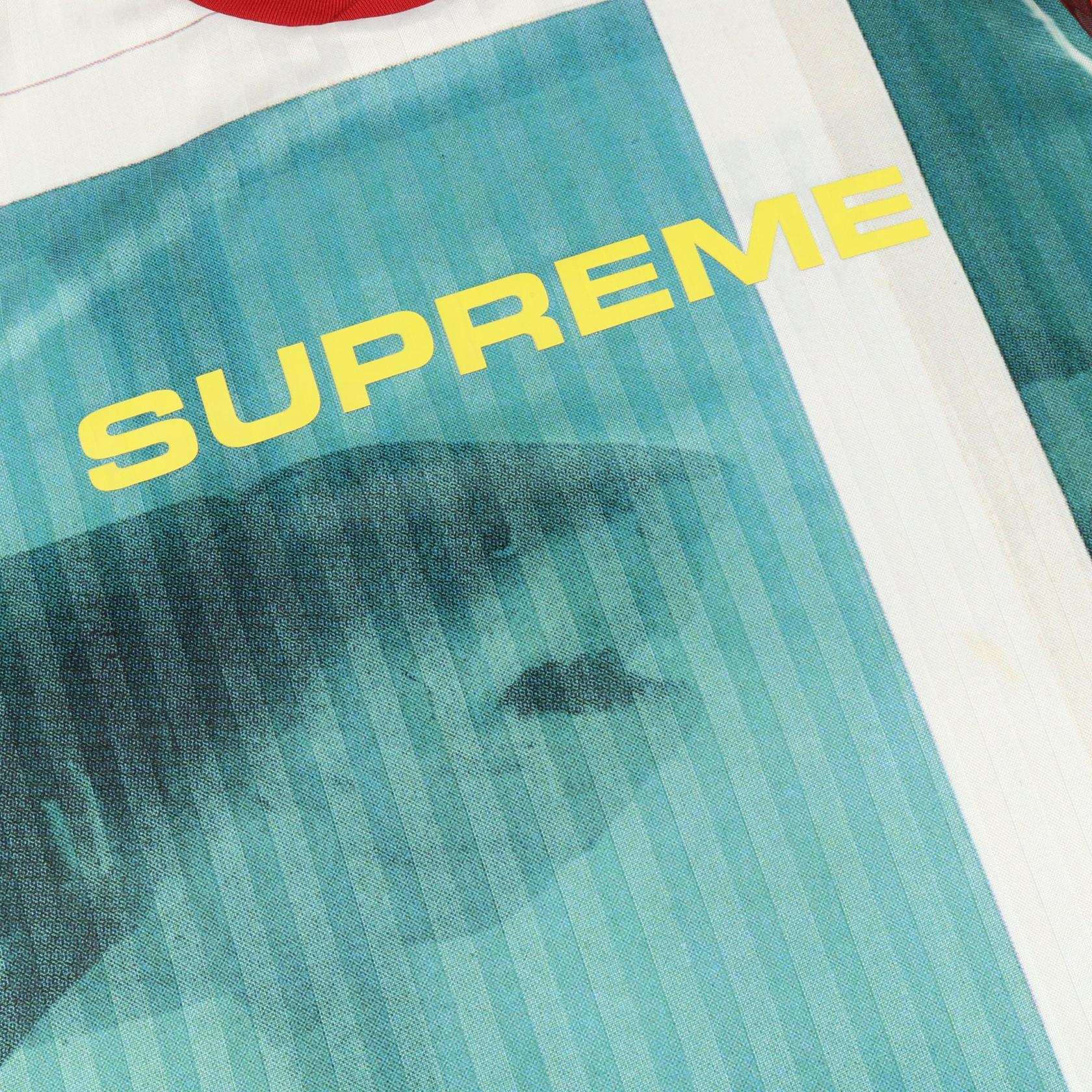 SUPREME DAMIEN HIRST SOCCER JERSEY T-shirt tops polyester White