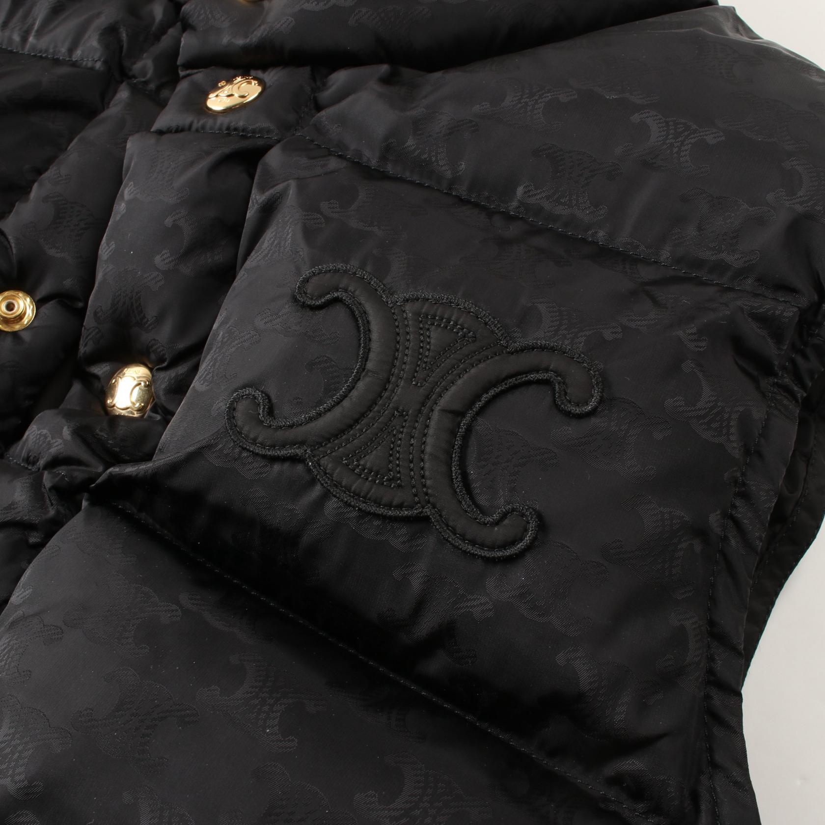 【関税&送料込】Celine Quilted Gilet CELINE Quilted Monogram nylon Triomphe vest 2W987795W38NO