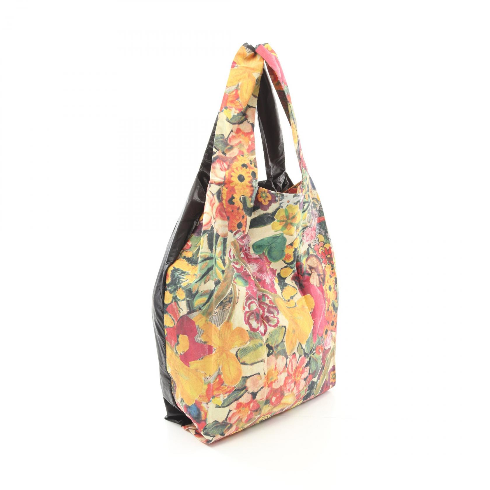MARNI MARKET Eco Tote Bag SHMH0024Q0 Nylon Black Multicolor