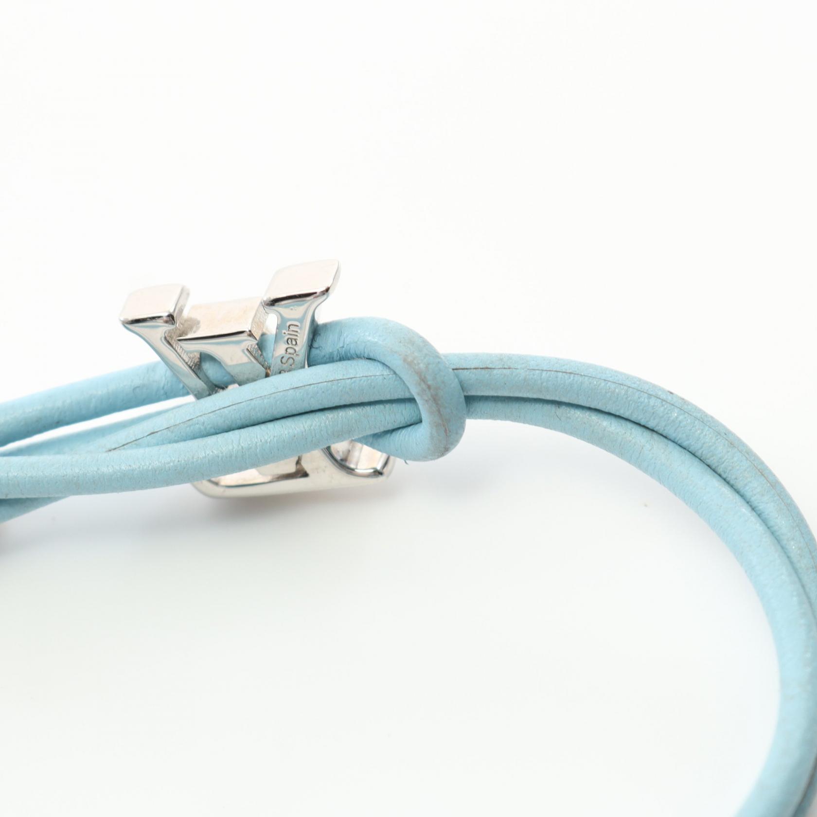 LOUIS VUITTON LV Bloom Bracelet M8626Z leather Stainless
