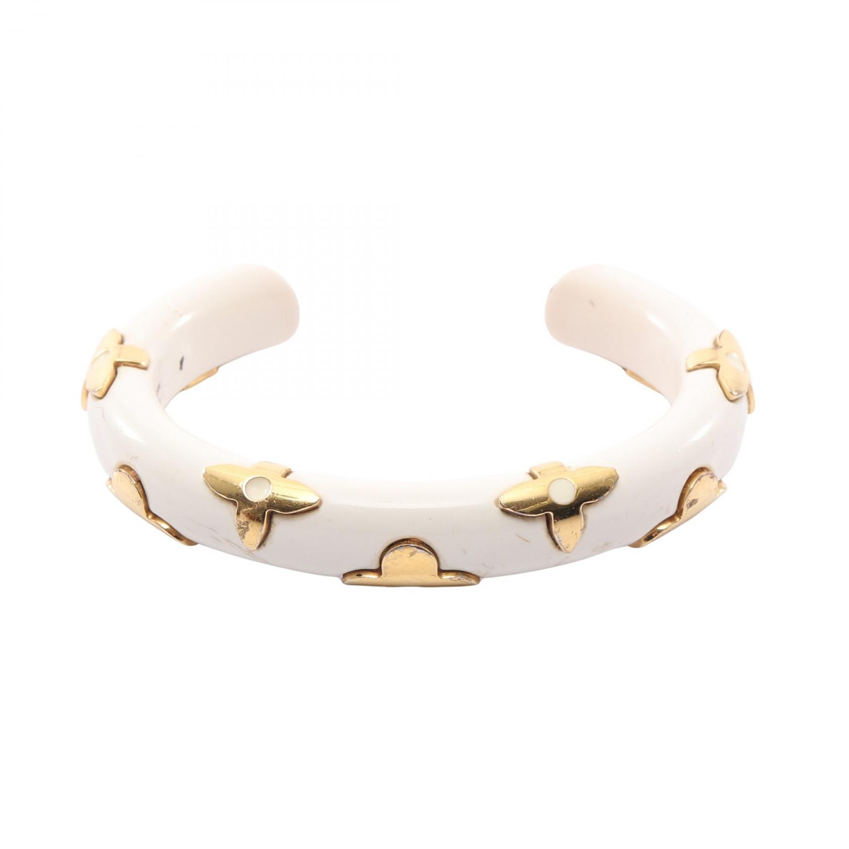 LOUIS VUITTON Jonc Daily daily Bangle Bracelet M63110 Monogram 