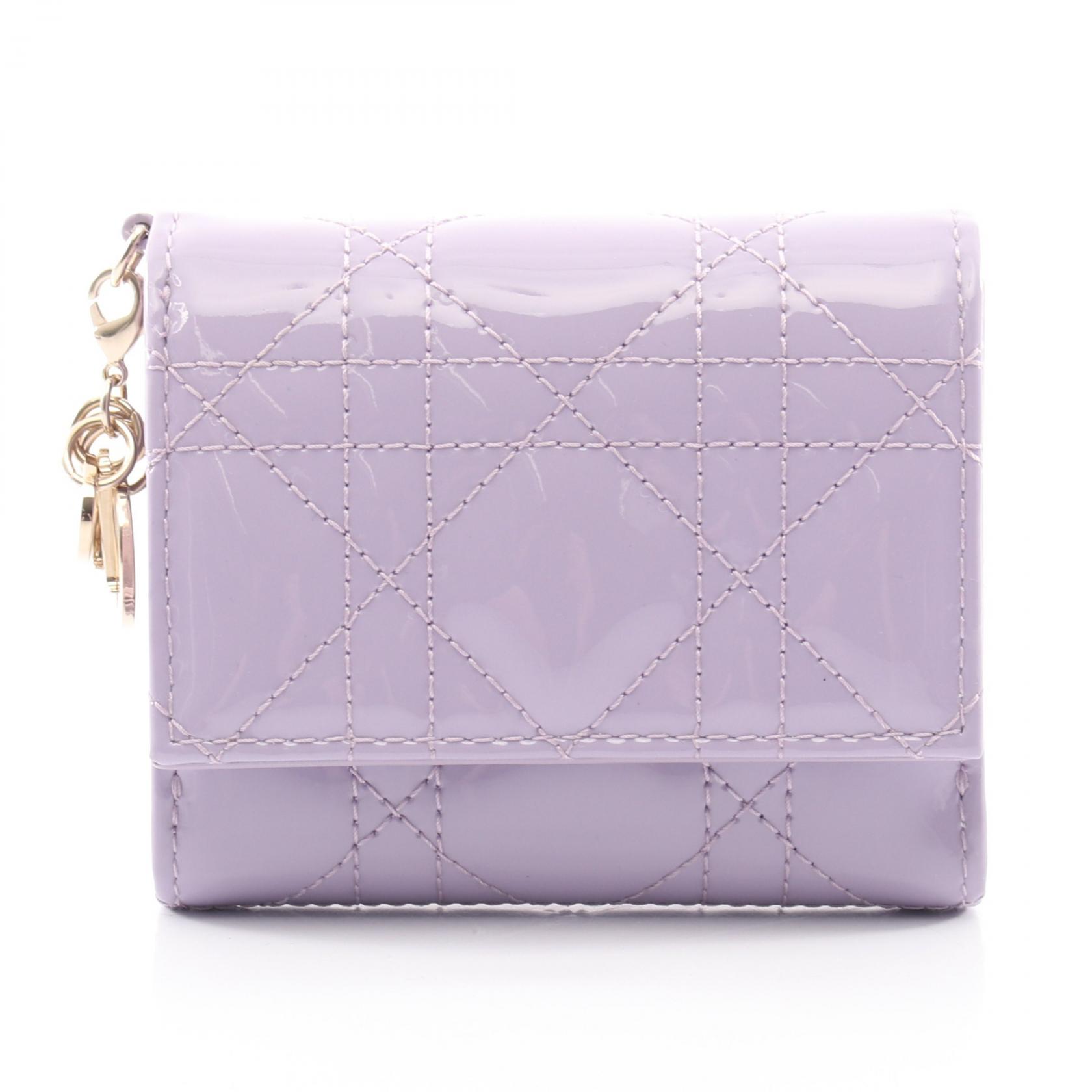 ディオール Lady Dior Lotus ウォレット S0181OVRB401U