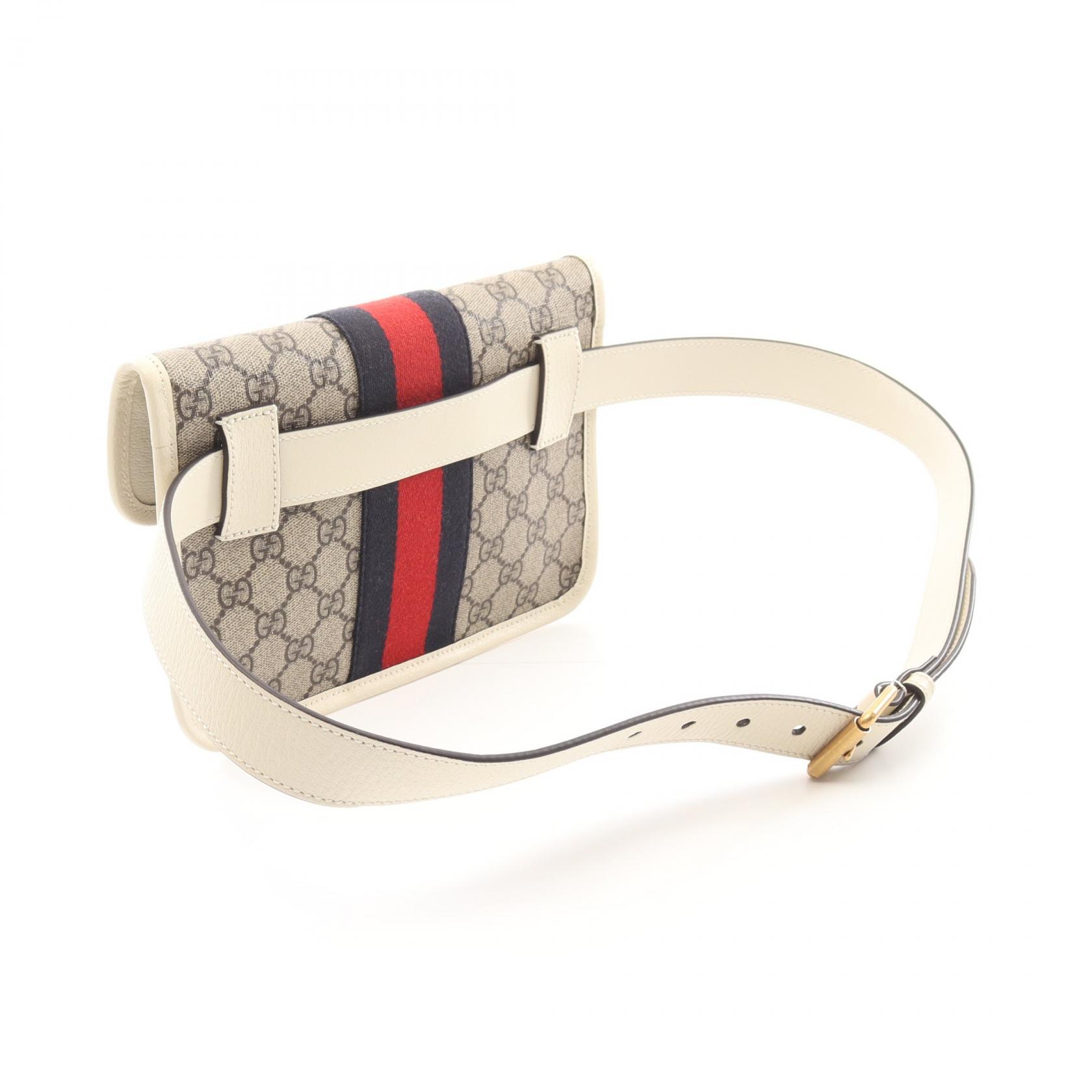 GUCCI Ophidia GG Supreme belt Waist bum bag 674081 canvas