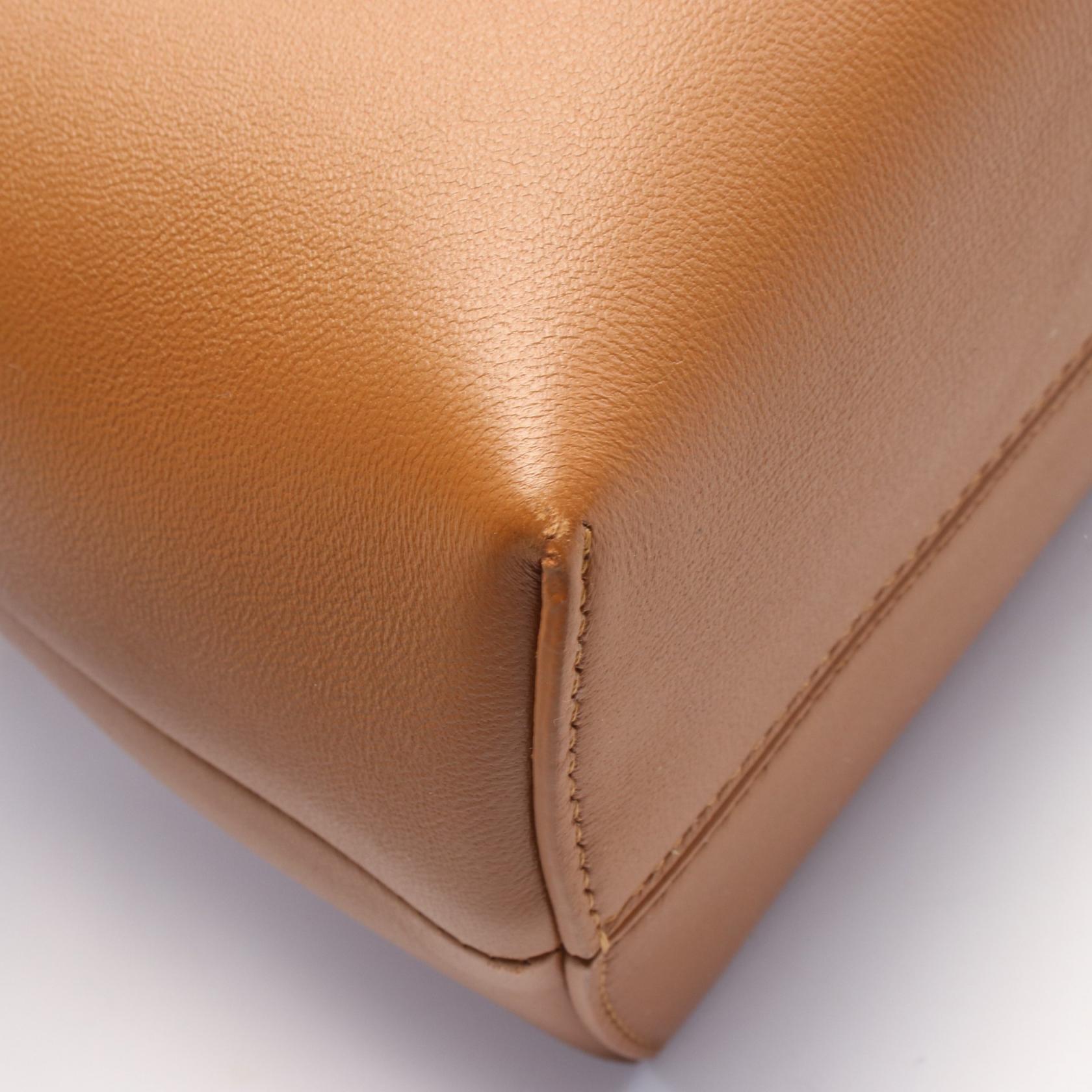 FENDI｜SHOULDER BAGS (8BP137 ANSN F11ND) FENDI First Midi Shoulder crossbody Bag 8BP137 leather Brown