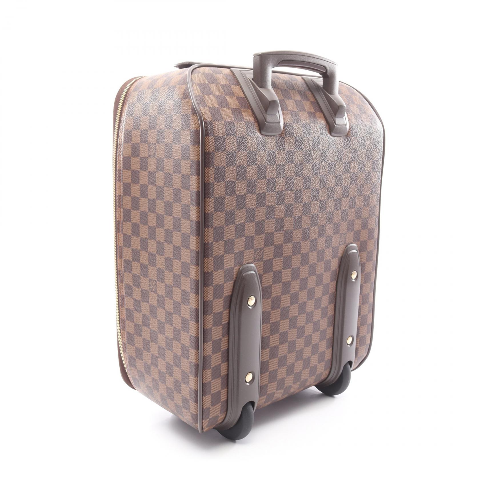 LOUIS VUITTON Pegas 45 Carry Bag Suitcase N23293 Damier Ebene