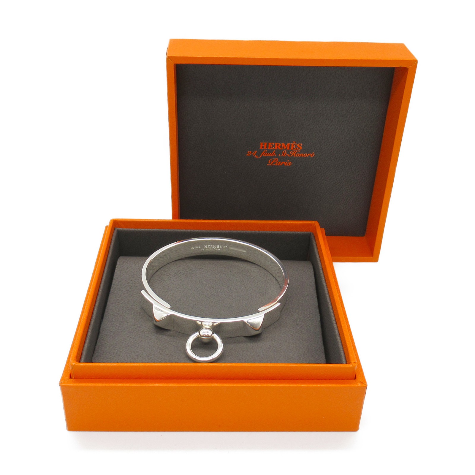 エルメス ブレスレット H115424B 00SH Collier de chien bracelet, small model | Hermès USA