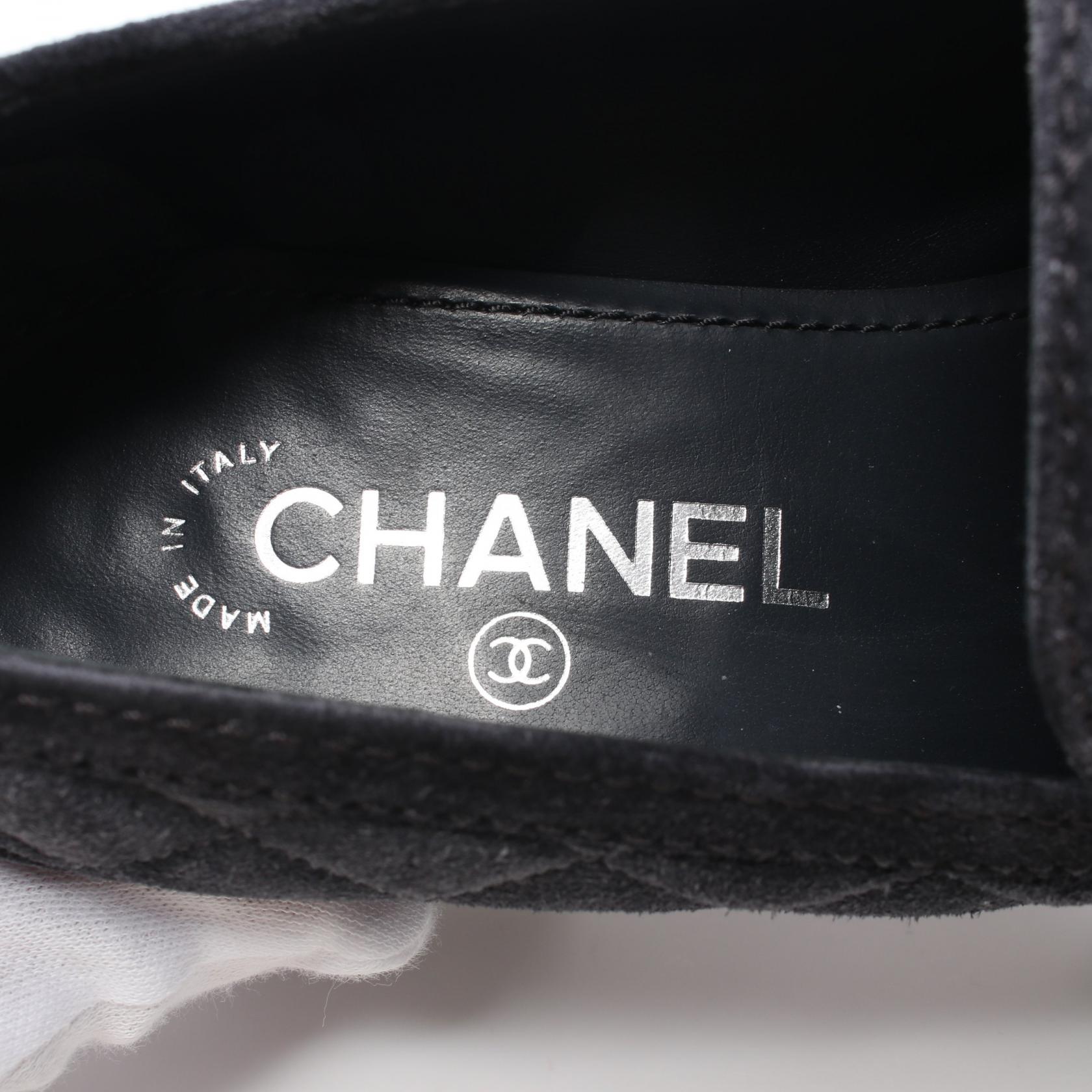 【NEW限定品】 Heart Mark COCO Matelasse CHANEL Turn loafers Motif Lock 靴