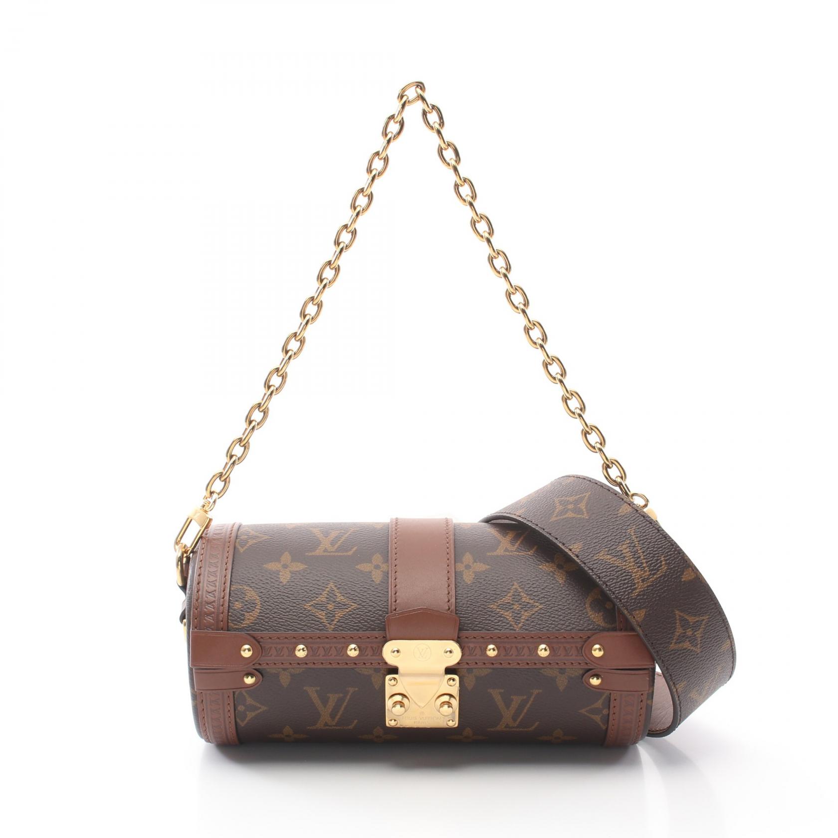 LOUIS VUITTON papillon trunk chain Shoulder Bag M57835