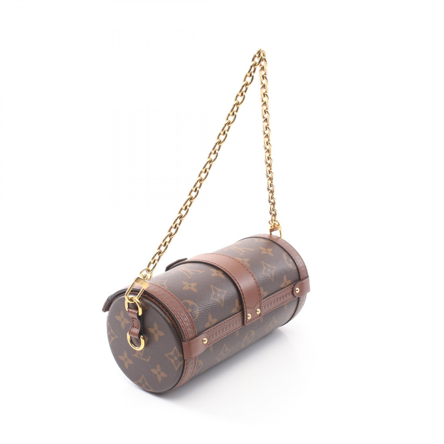 LOUIS VUITTON papillon trunk chain Shoulder Bag M57835
