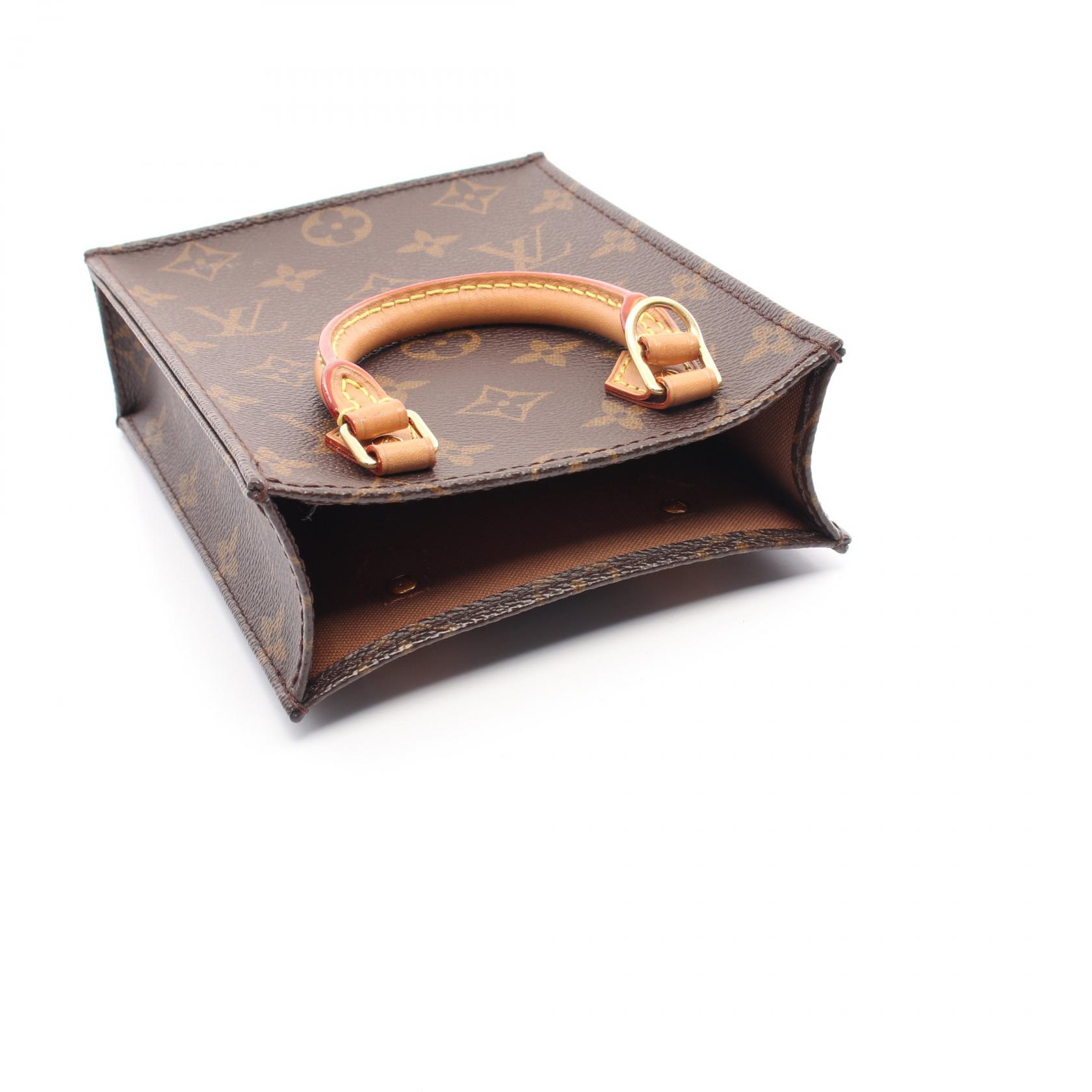 LOUIS VUITTON Petit Sac Plat Hand shoulder crossbody bag