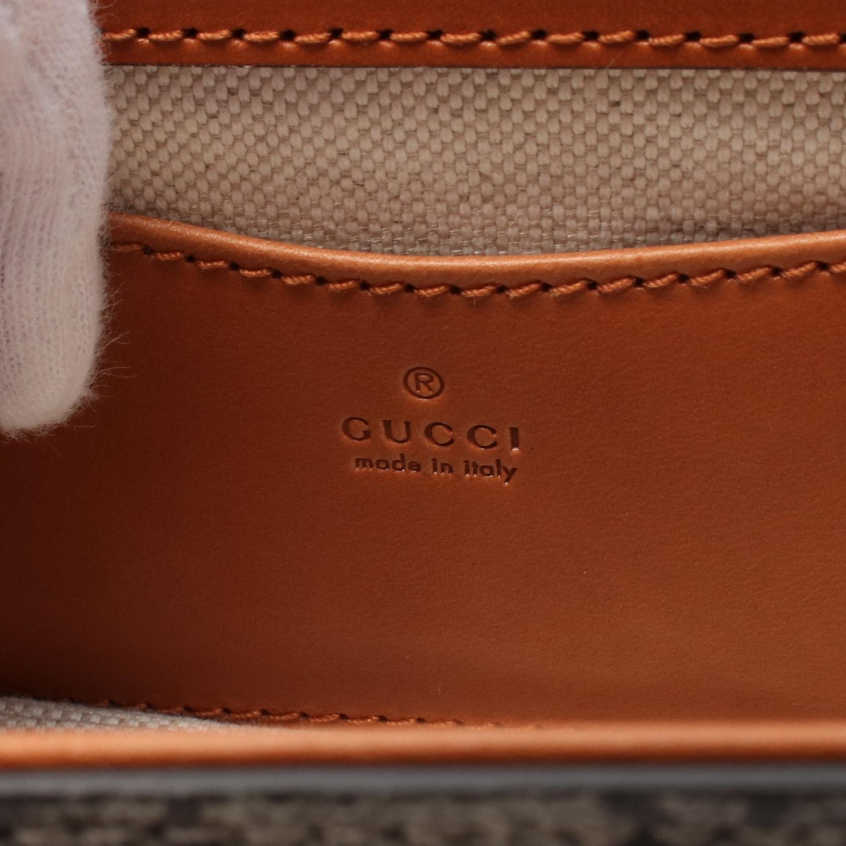 GUCCI Bamboo 1947 Mini Belt Waist bum bag 681137 canvas  display picture 1